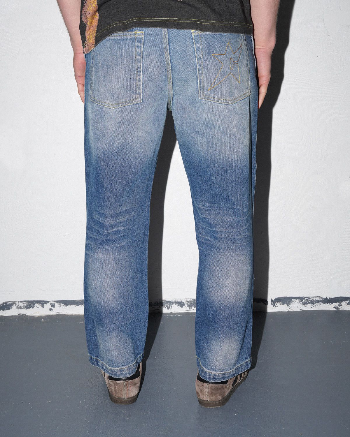 C-Star Stitch Denim Jeans, Fade Blue - Image 7