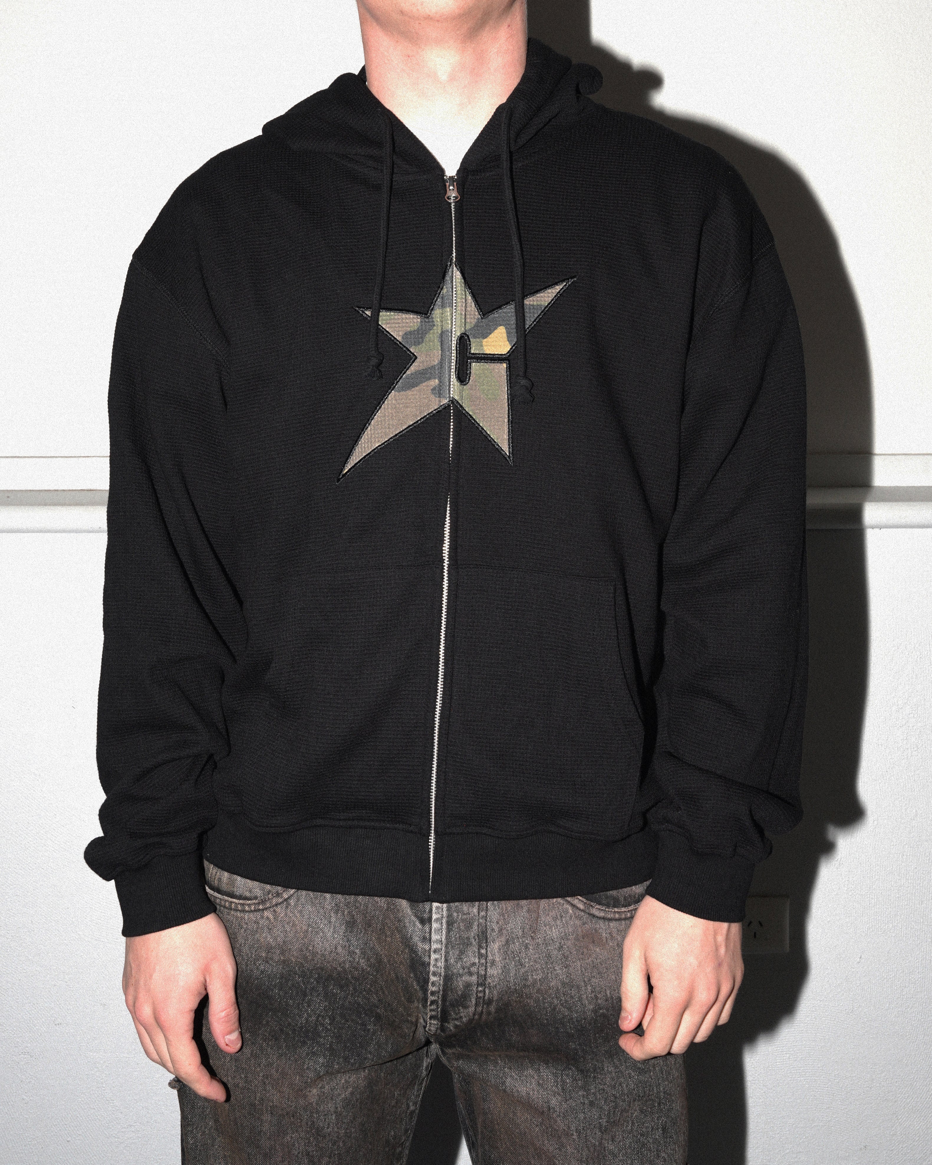 C-Star Thermal Zip-Thru Hood, Black - Image 3