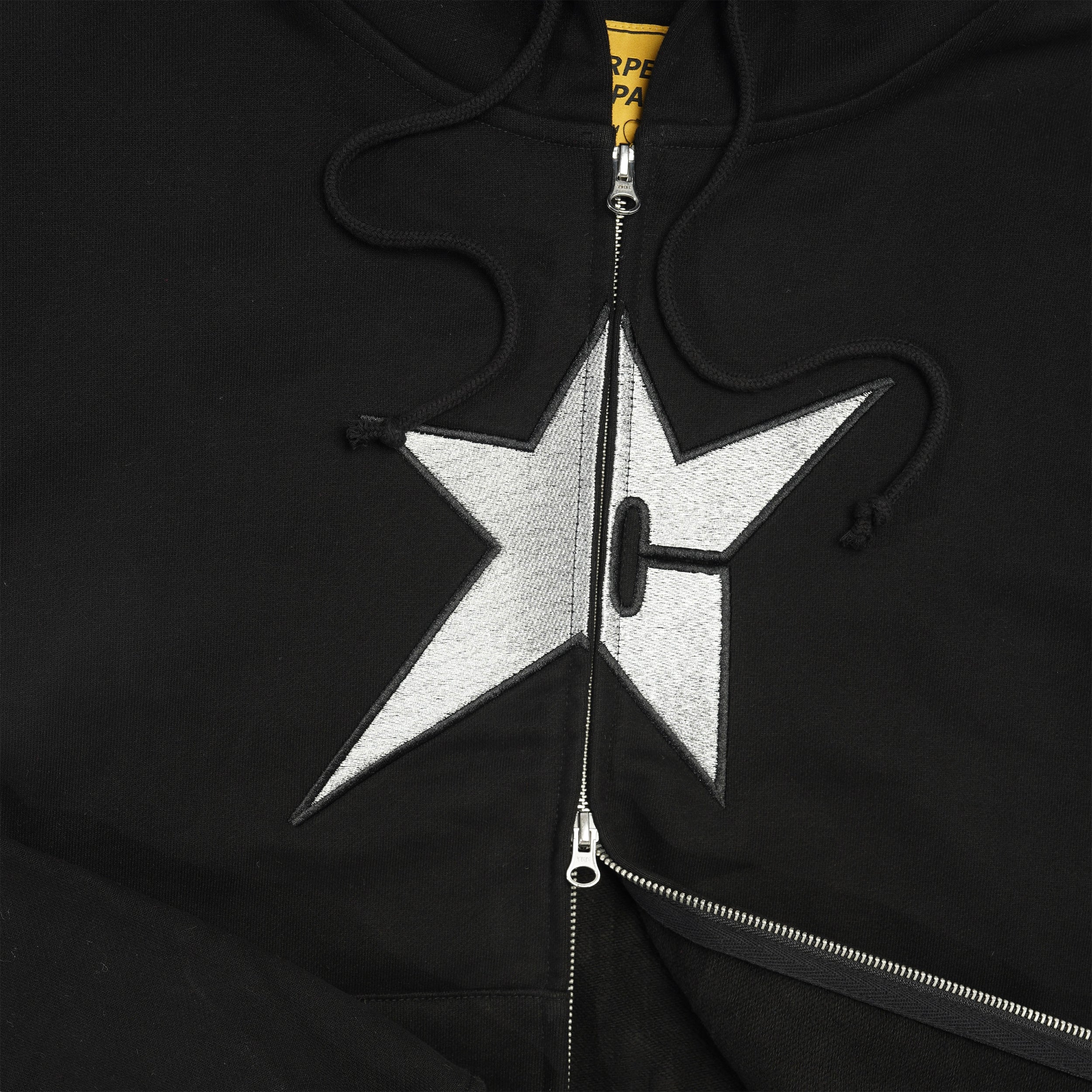 C-Star Zip-Thru Pullover Hood, Black - Image 2