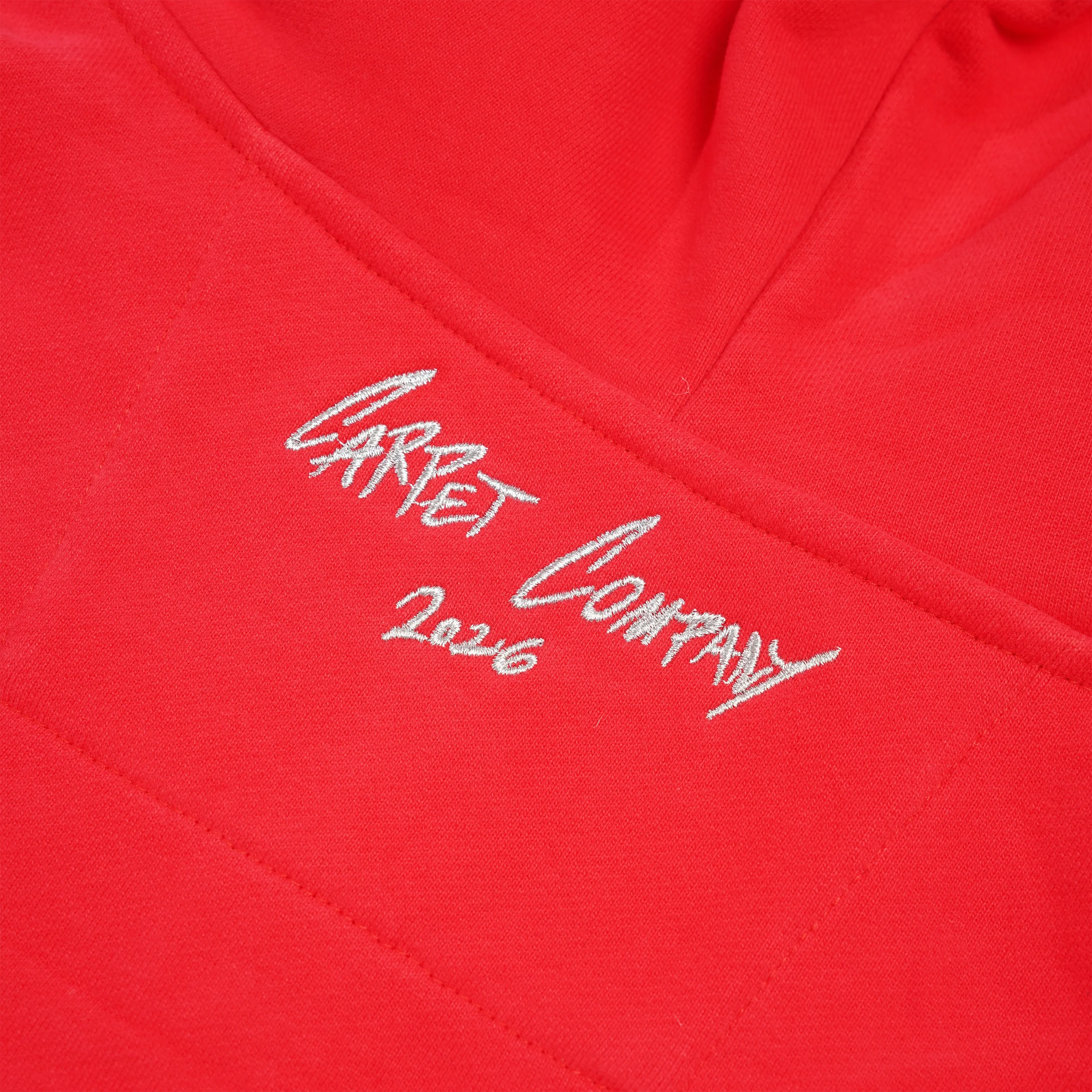 C-Star Zip-Thru Pullover Hood, Red - Image 3