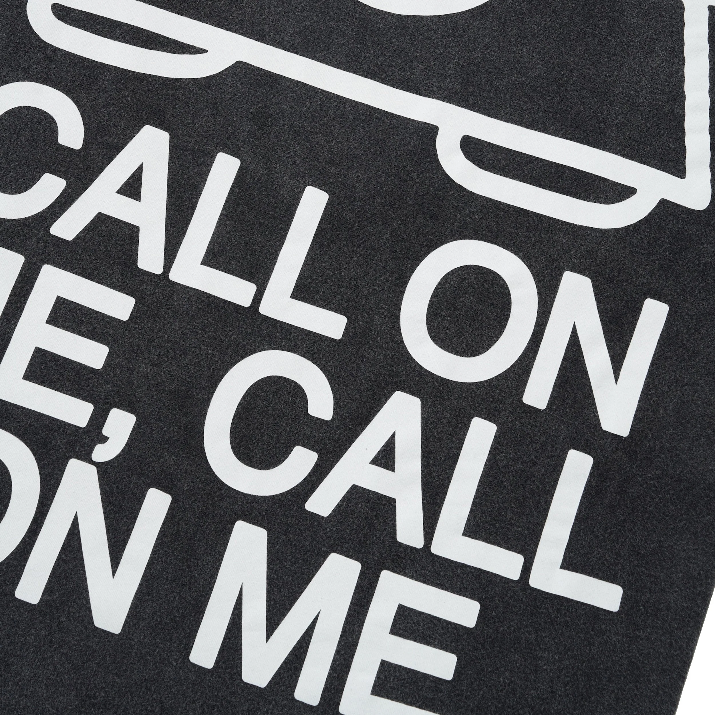 Call On Me Tee, Pebble Black - Image 4