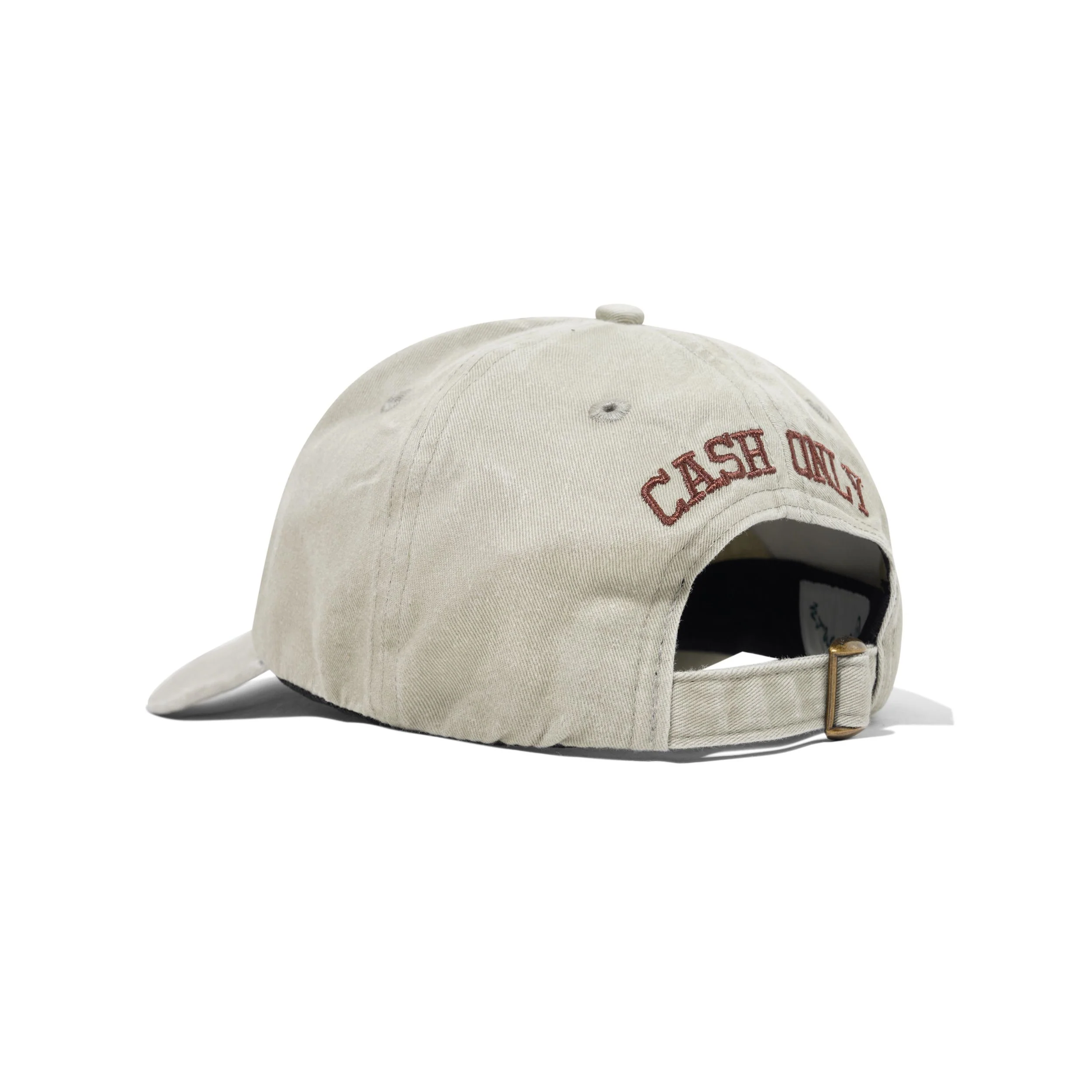 Campus 6 Panel Cap, Washed Grey - Image 2