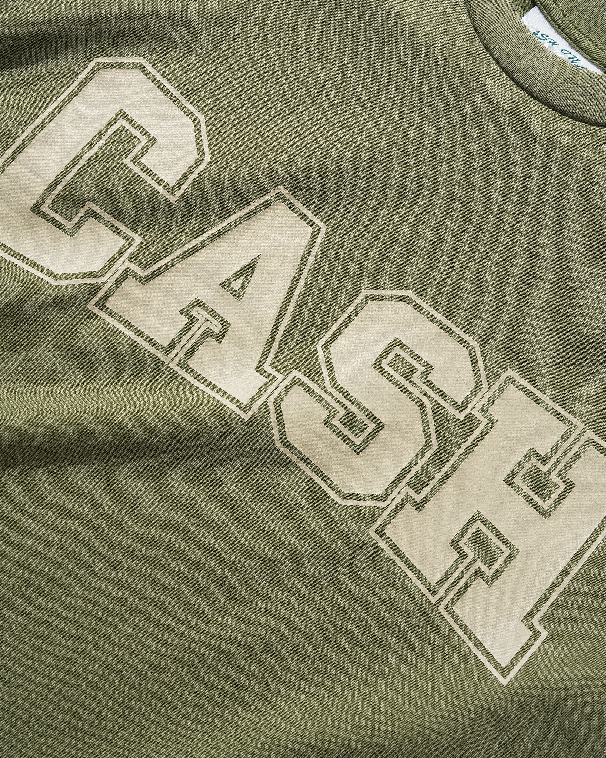 Campus Tee, Washed Olive - Image 2