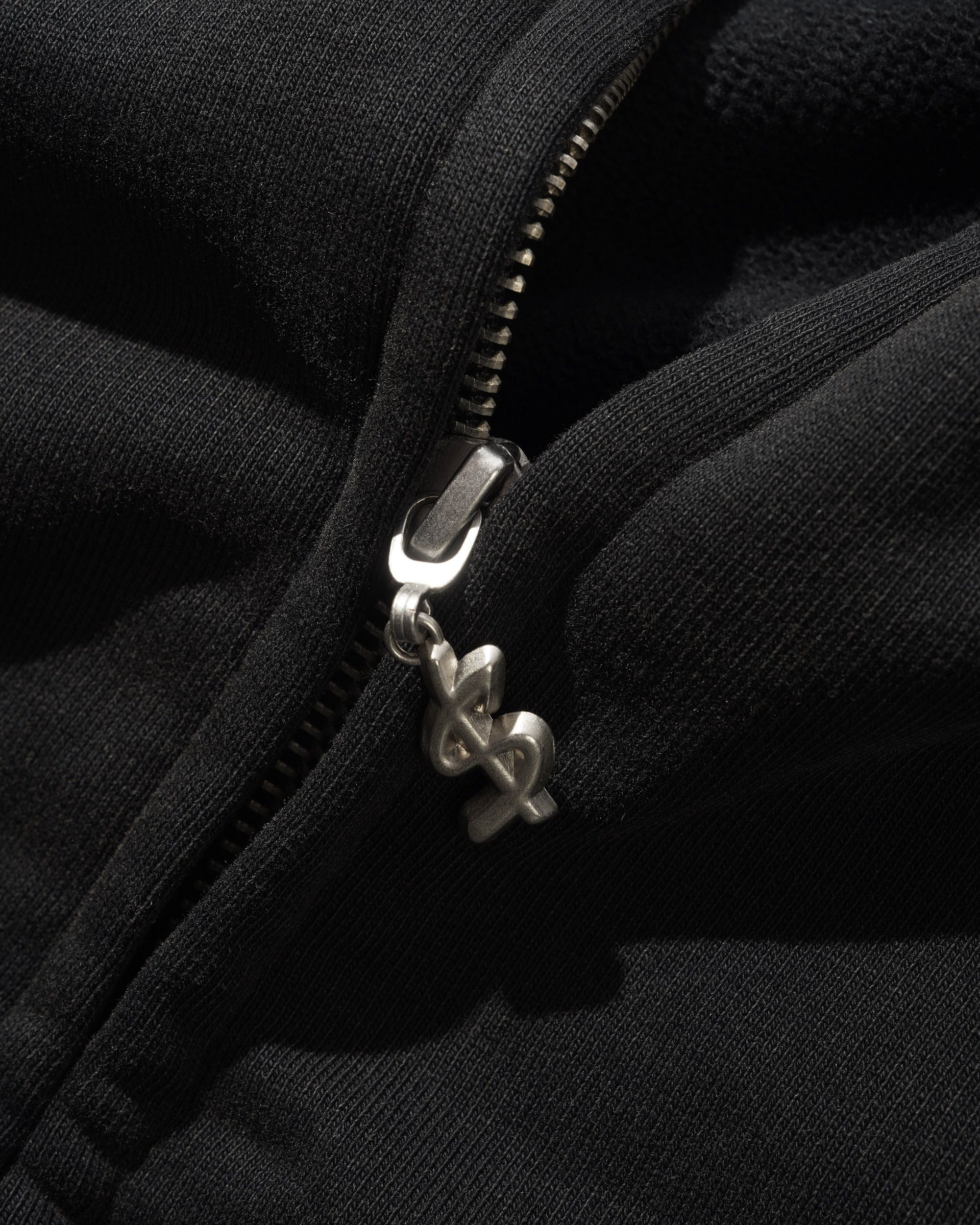 Campus Zip-Thru Hood, Washed Black - Image 4