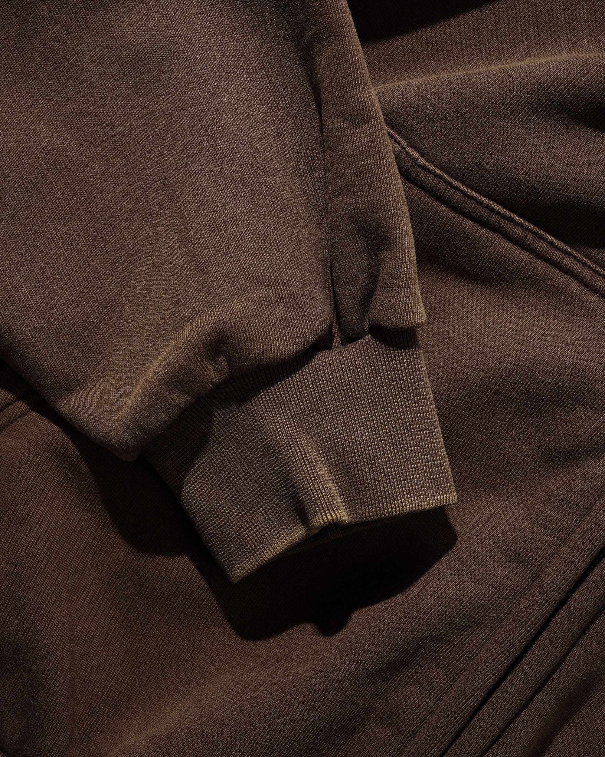 Campus Zip-Thru Hood, Washed Brown - Image 4