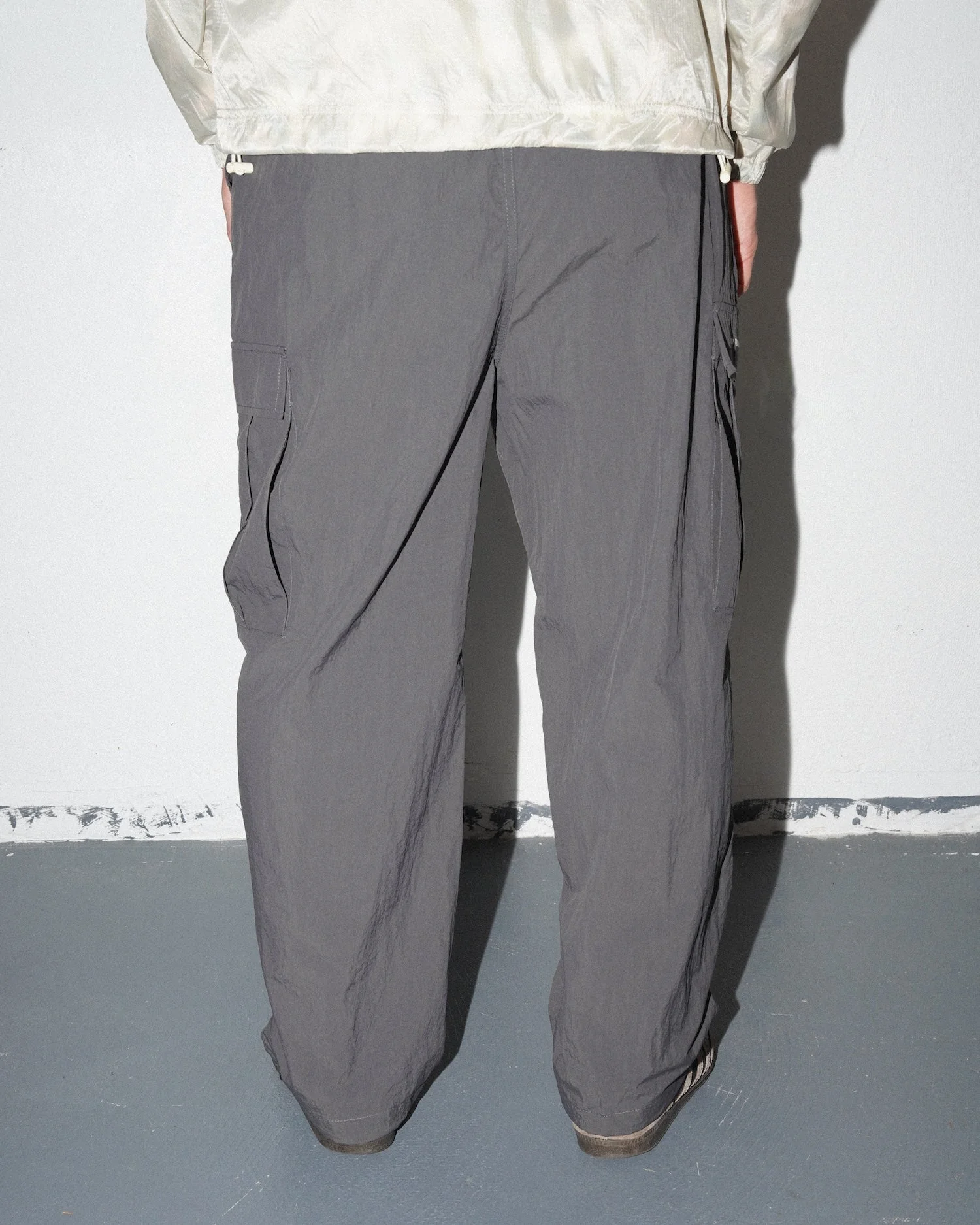 Cargo Track Pants, Charcoal - Image 5