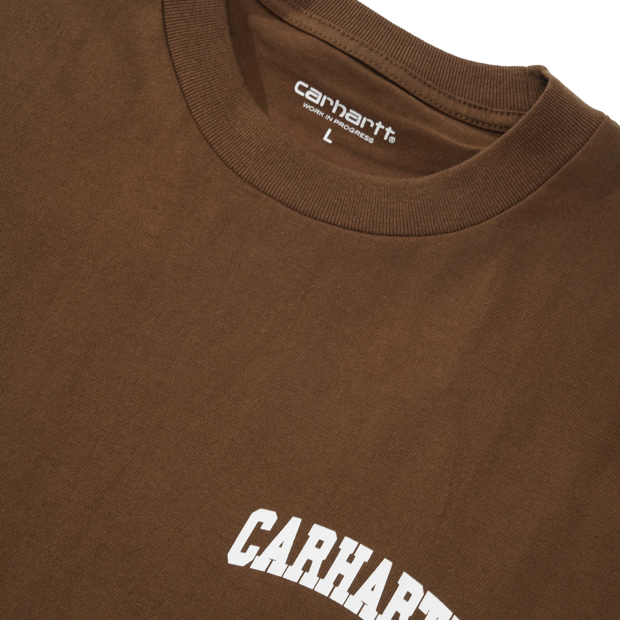 University Script Tee, Lumber / White - Image 2