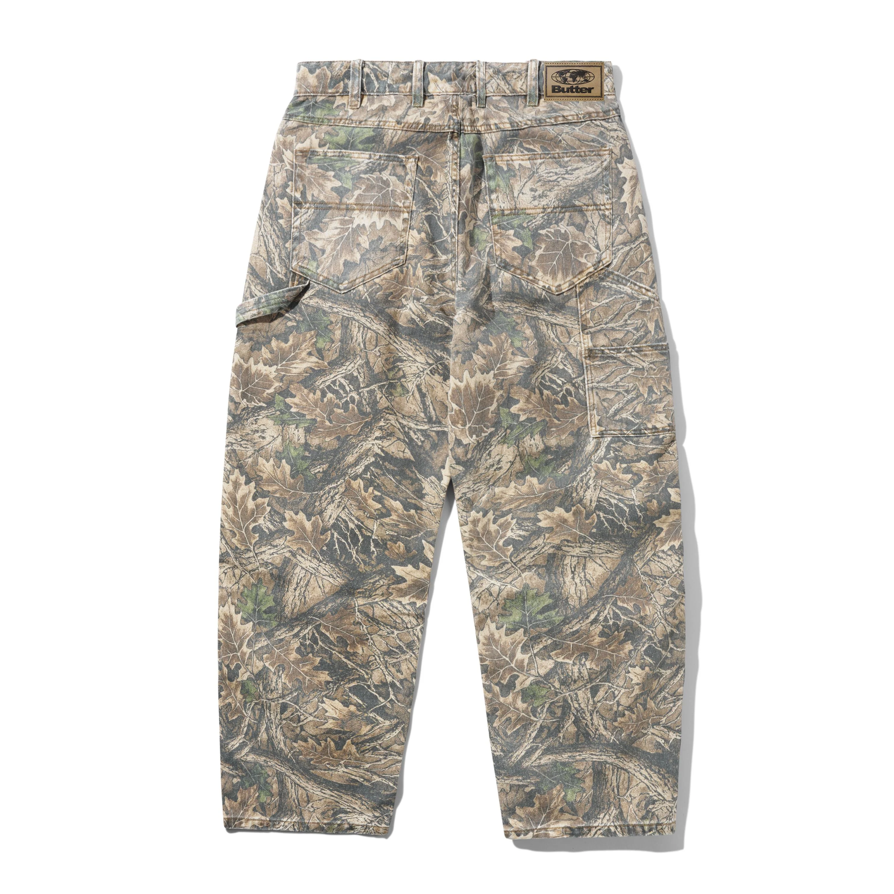 Carpenter Denim Jeans, Forest Camo - Image 3