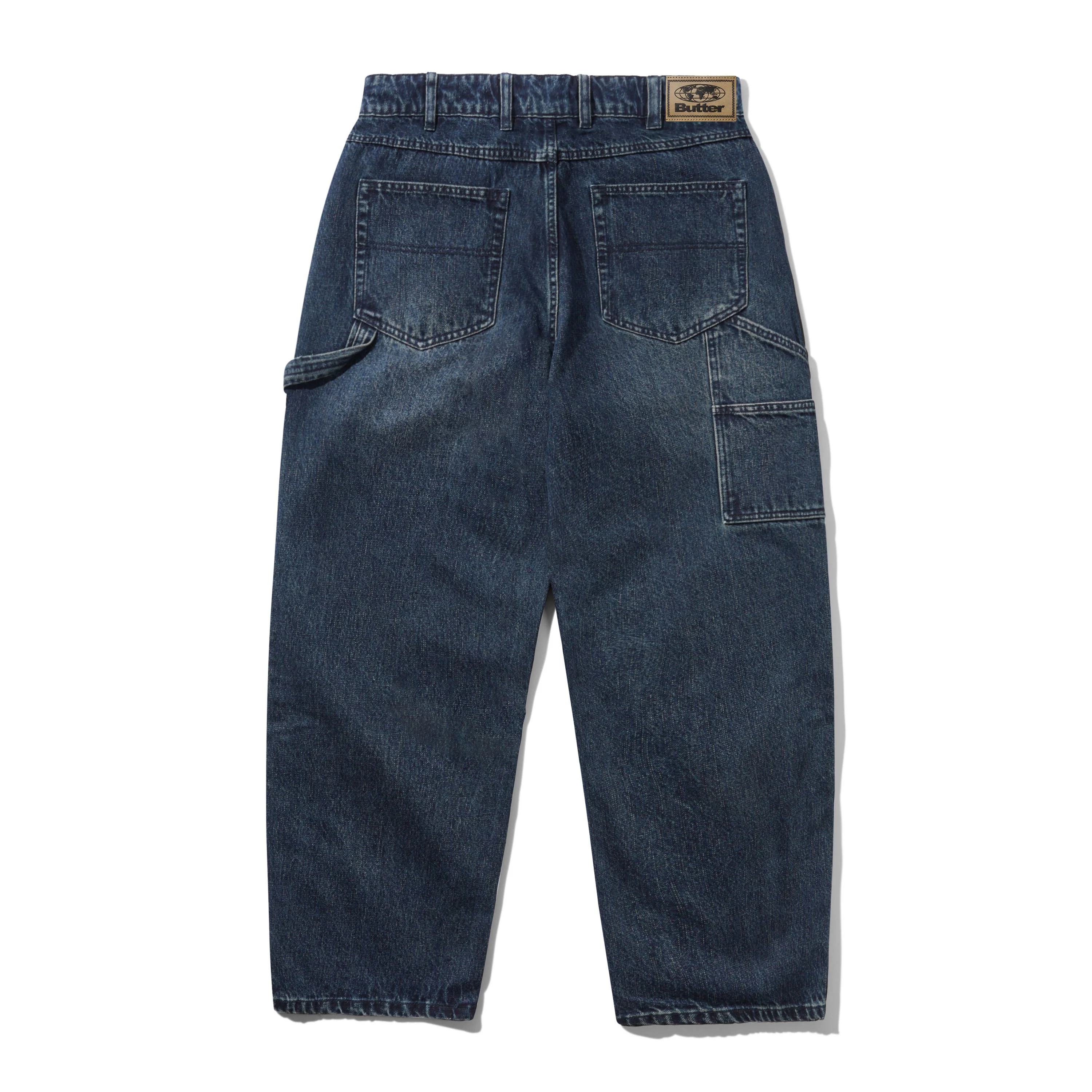 Carpenter Denim Jeans, Slub Dark Indigo - Image 2