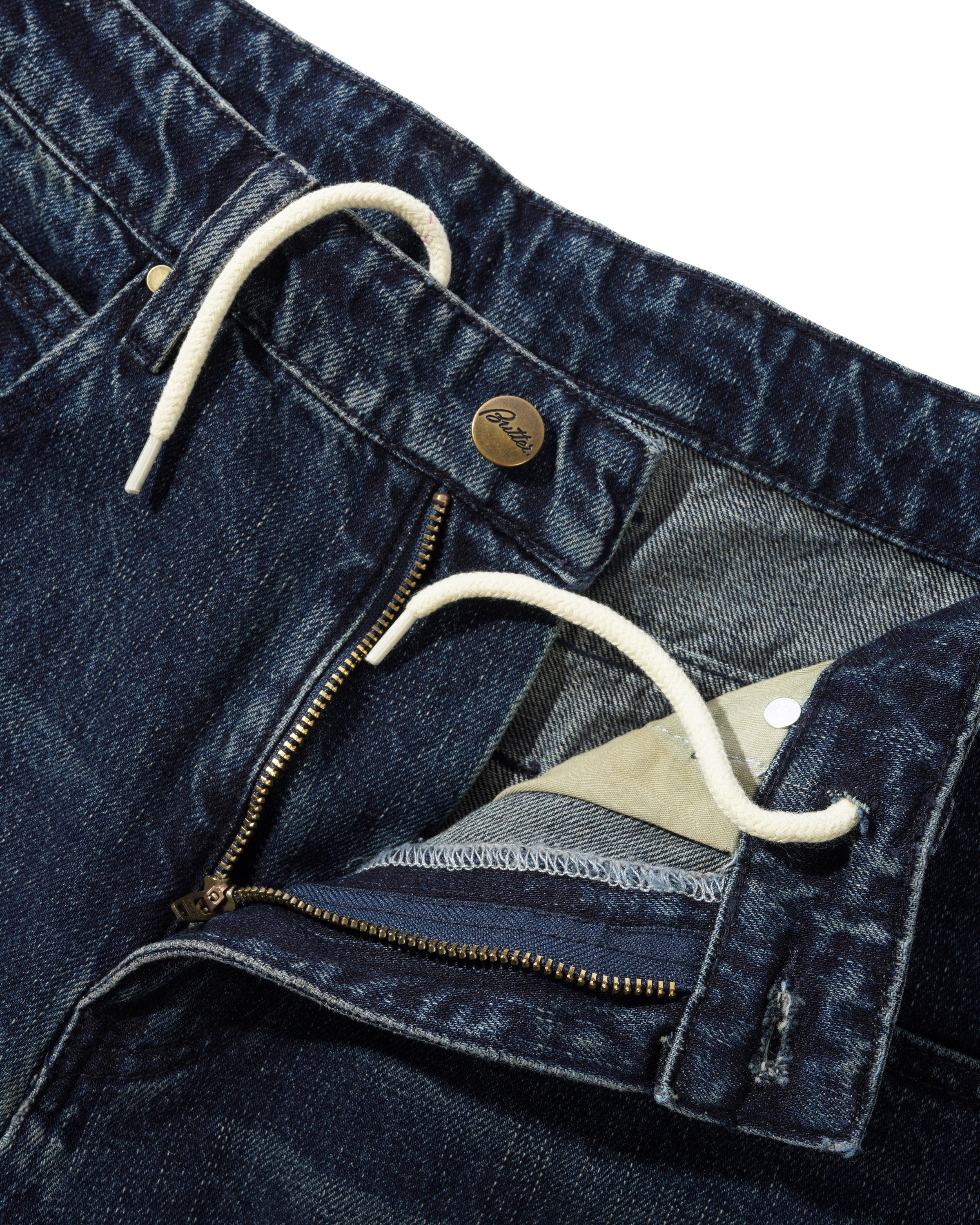 Carpenter Denim Jeans, Slub Dark Indigo - Image 3