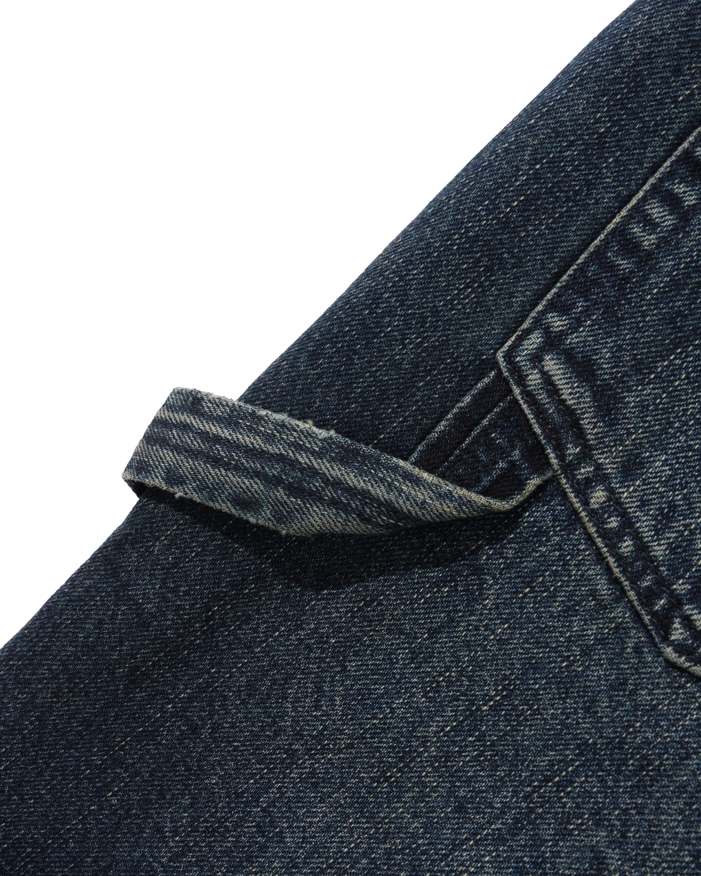 Carpenter Denim Jeans, Slub Dark Indigo - Image 4