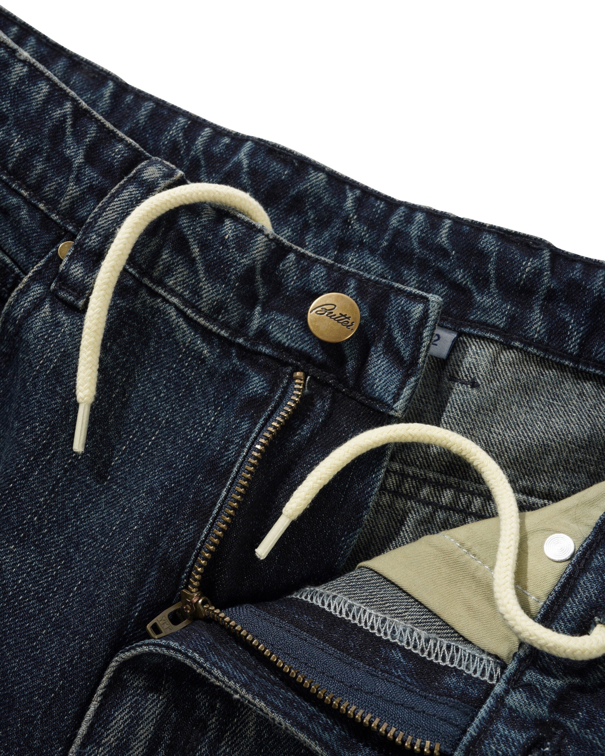 Carpenter Denim Shorts, Slub Dark Indigo - Image 4
