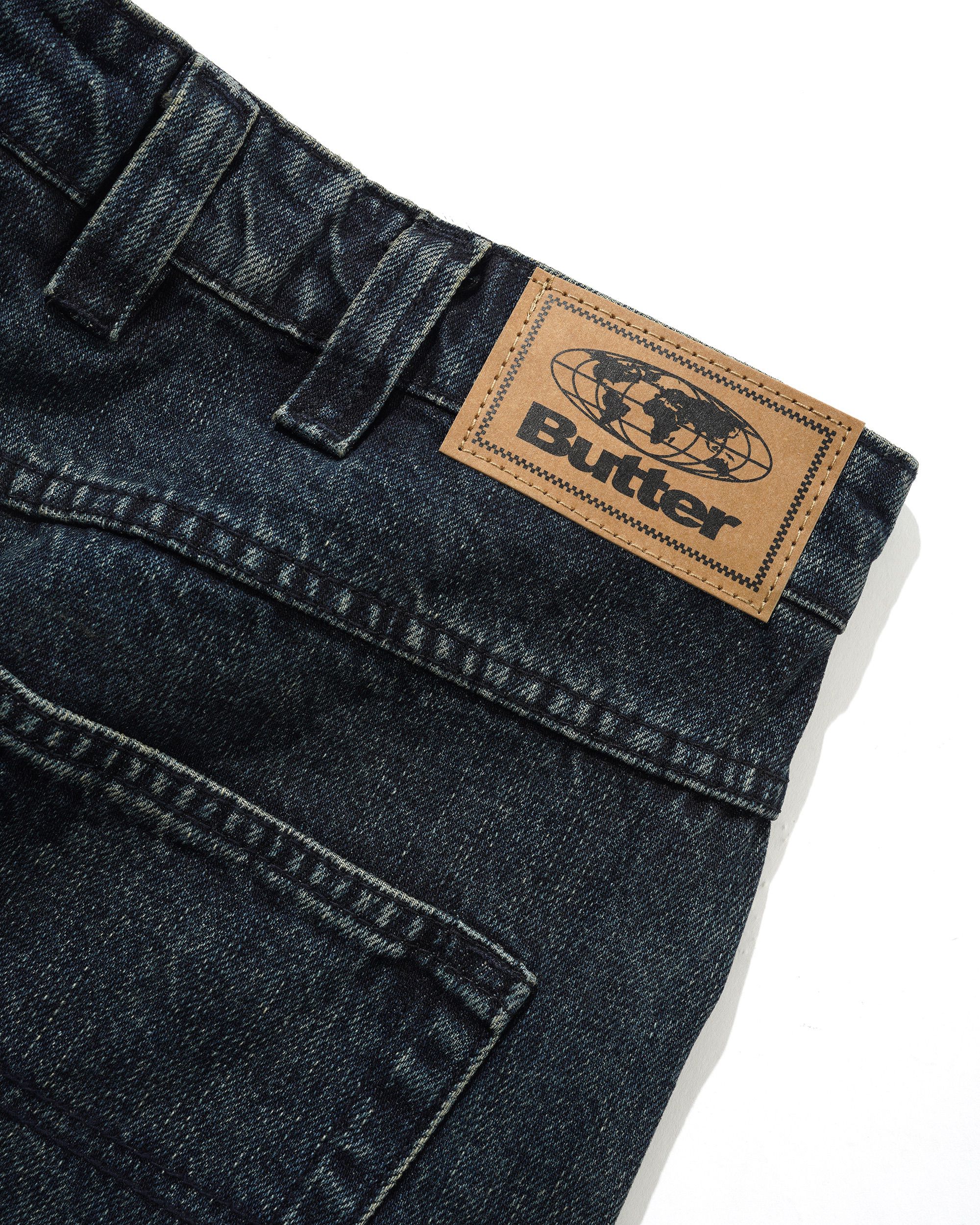 Carpenter Denim Shorts, Slub Dark Indigo - Image 7