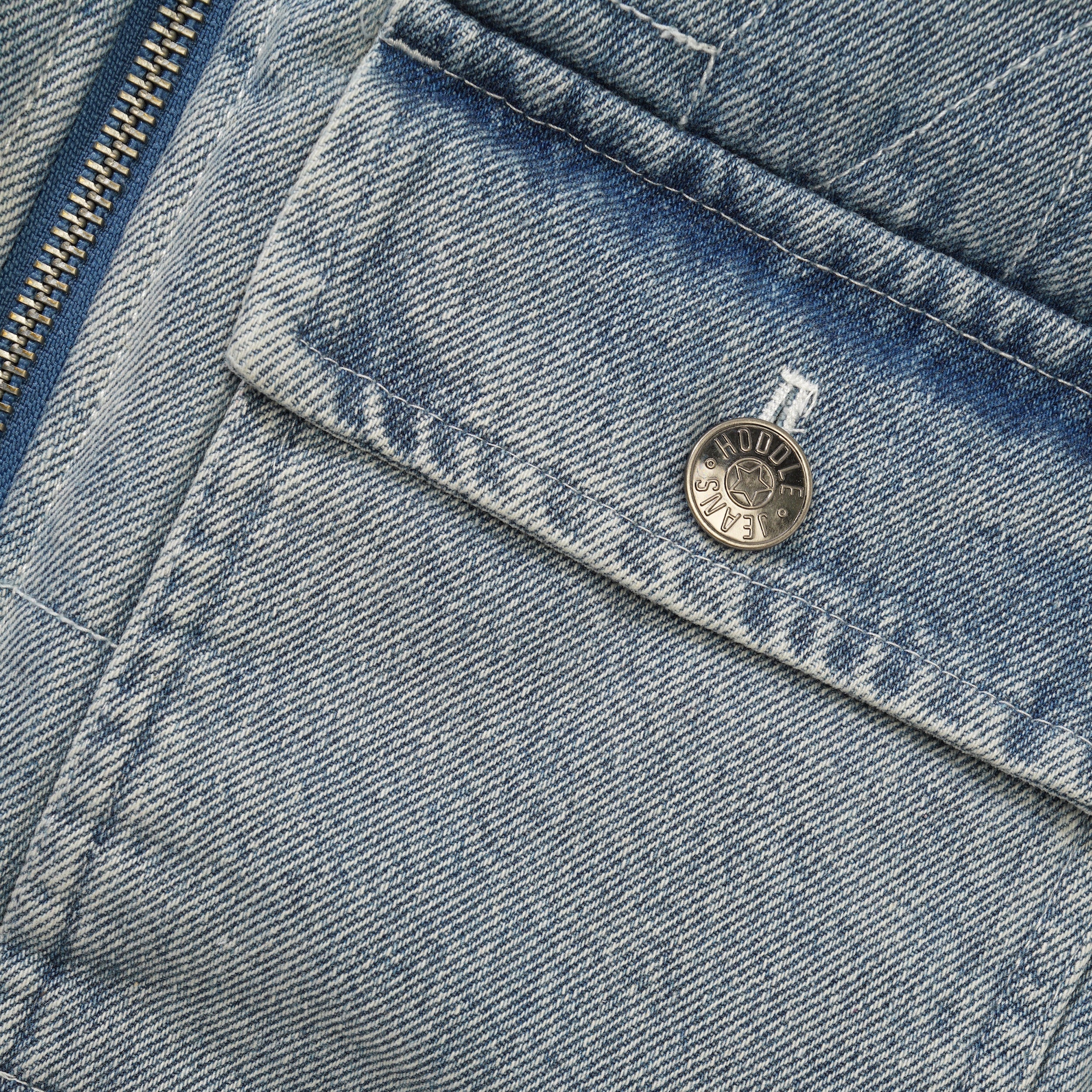 Carpenter Vest, Blue Wash - Image 3