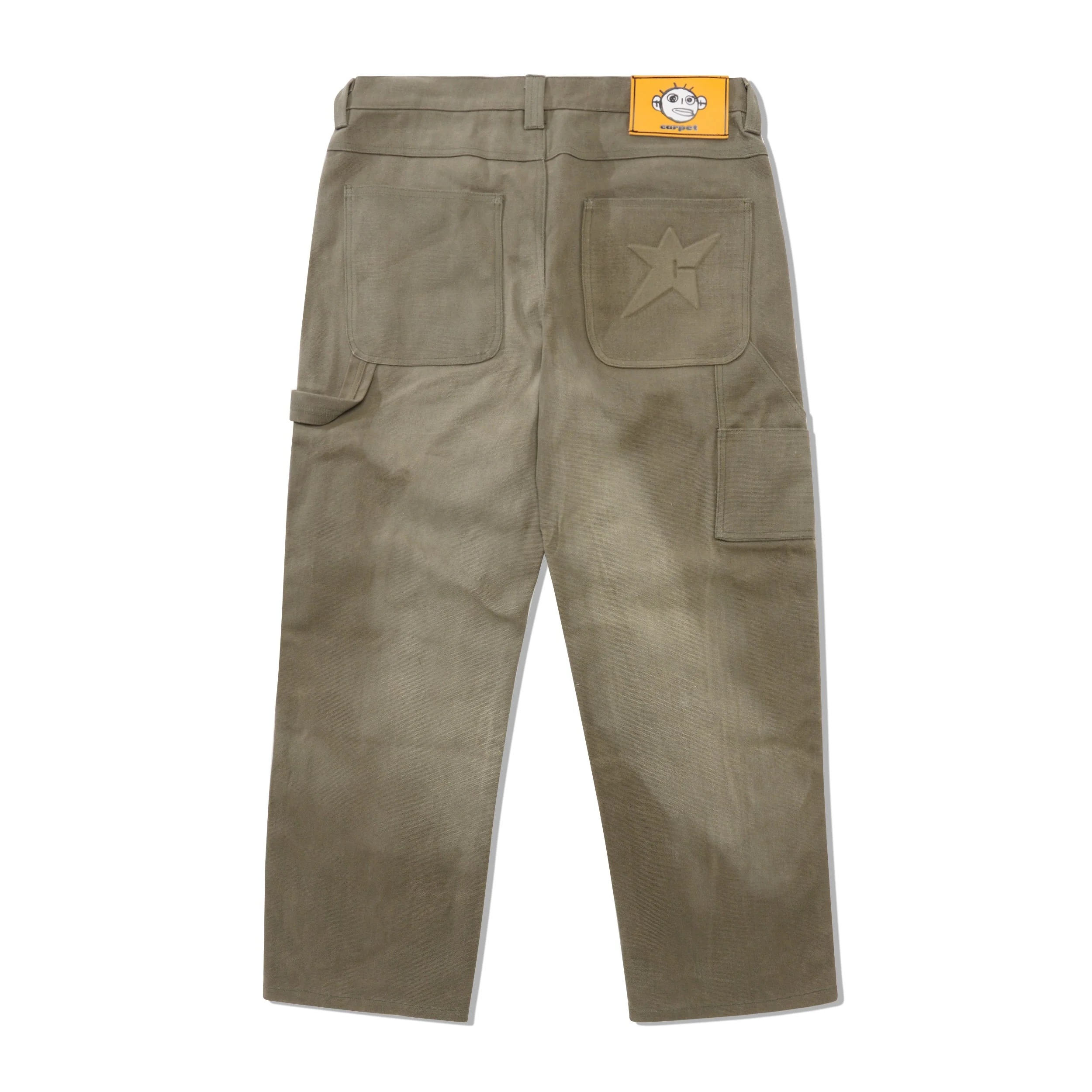Embossed Jeans, Sage - Image 2