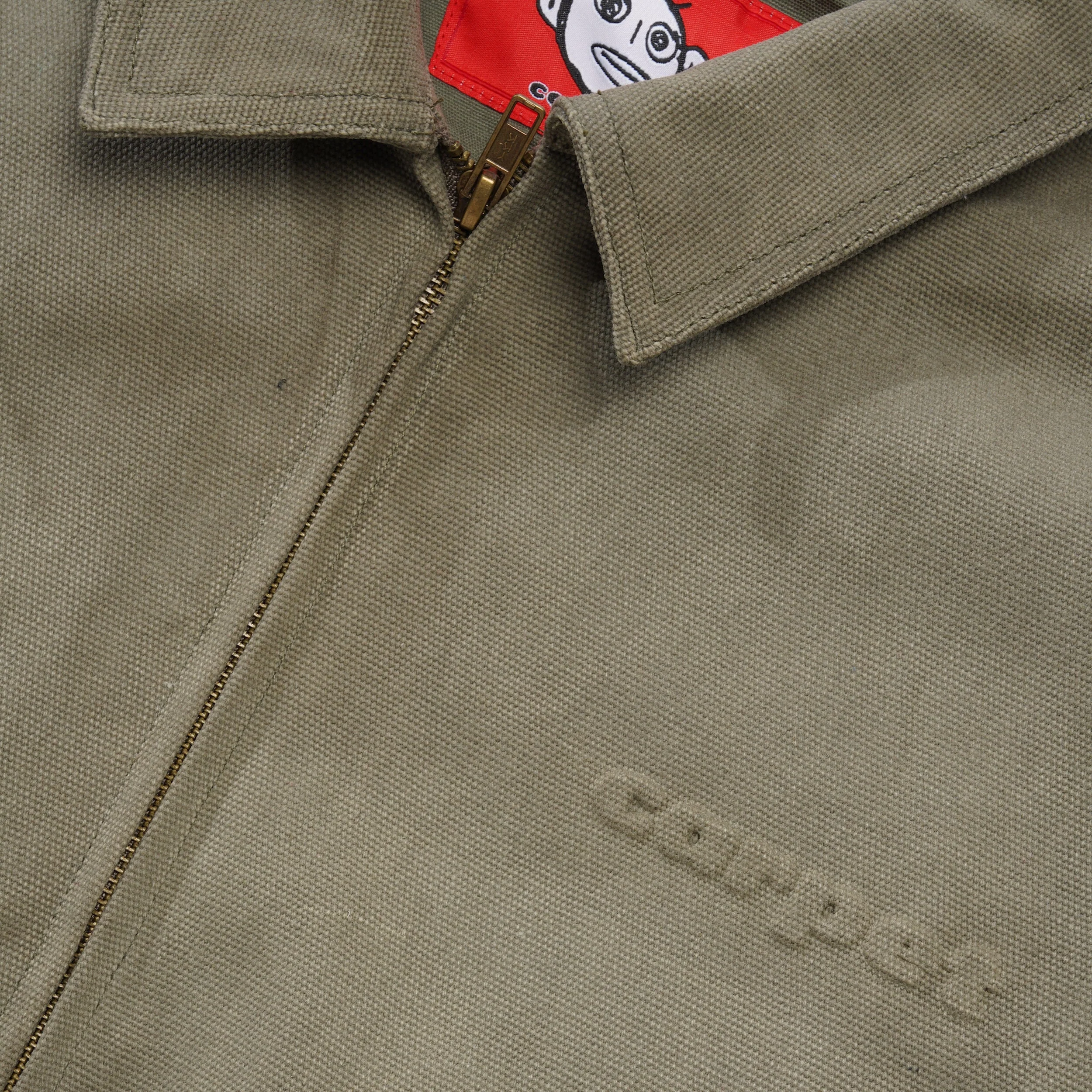 Embossed Work Jacket, Sage - Image 4