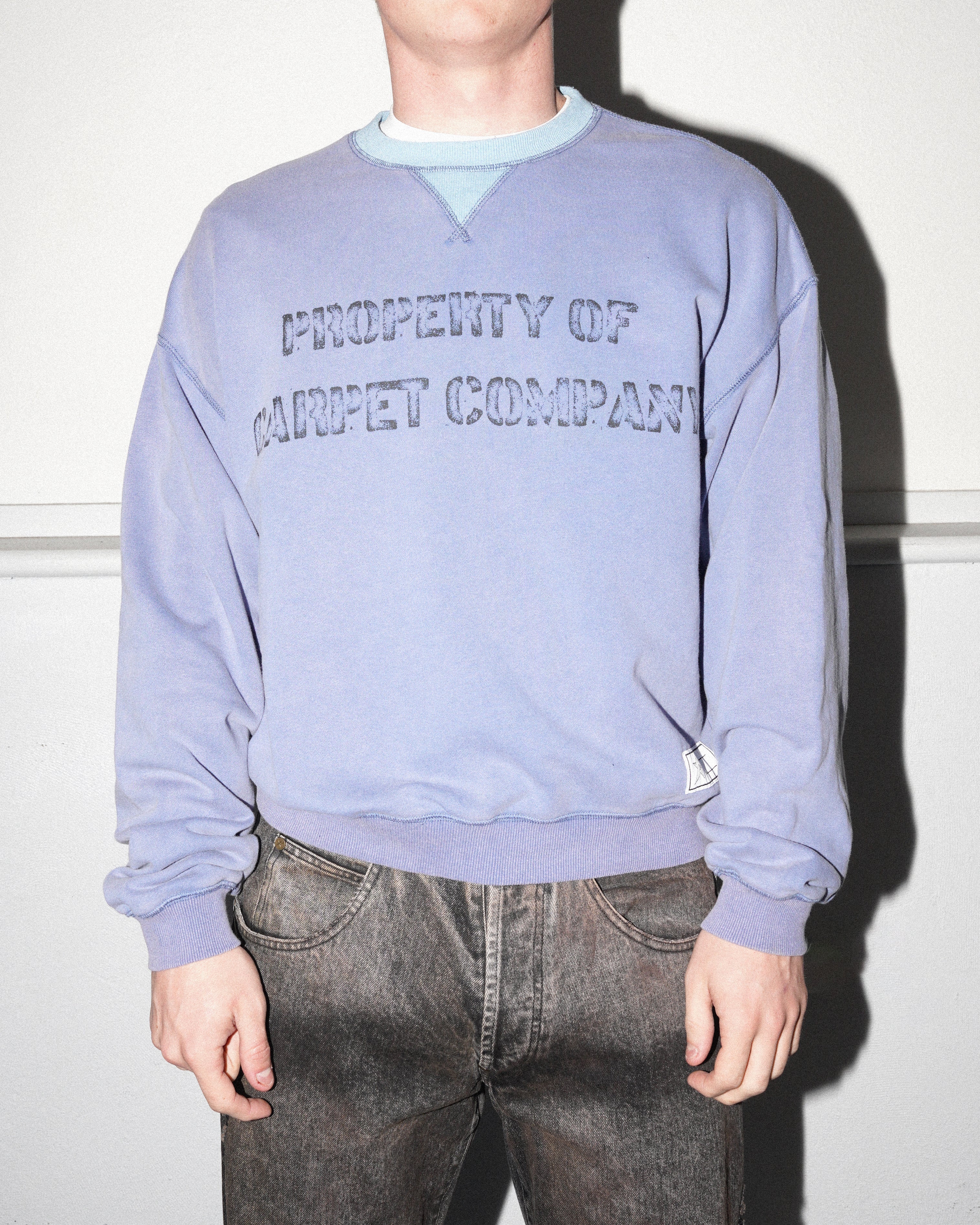 Carpet Property Crewneck, Blue - Image 3