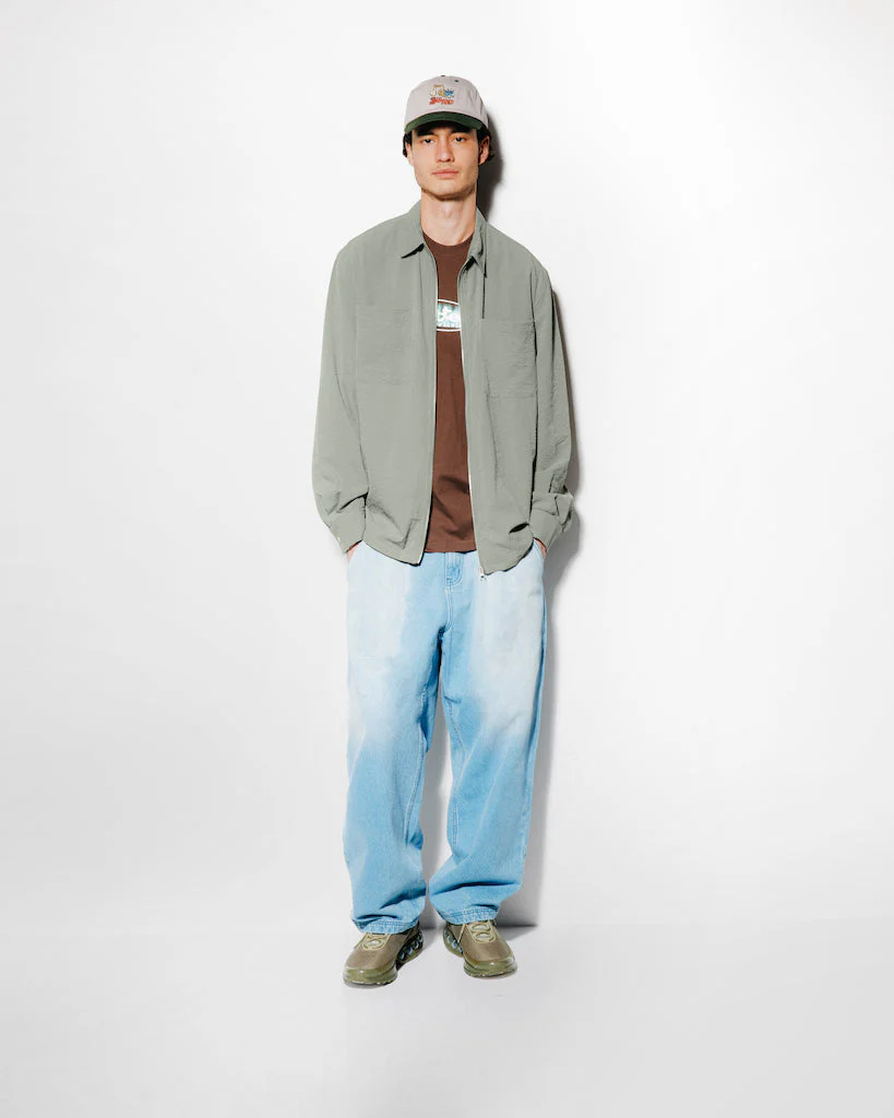 Carve Zip Shirt, Elephant - Image 7