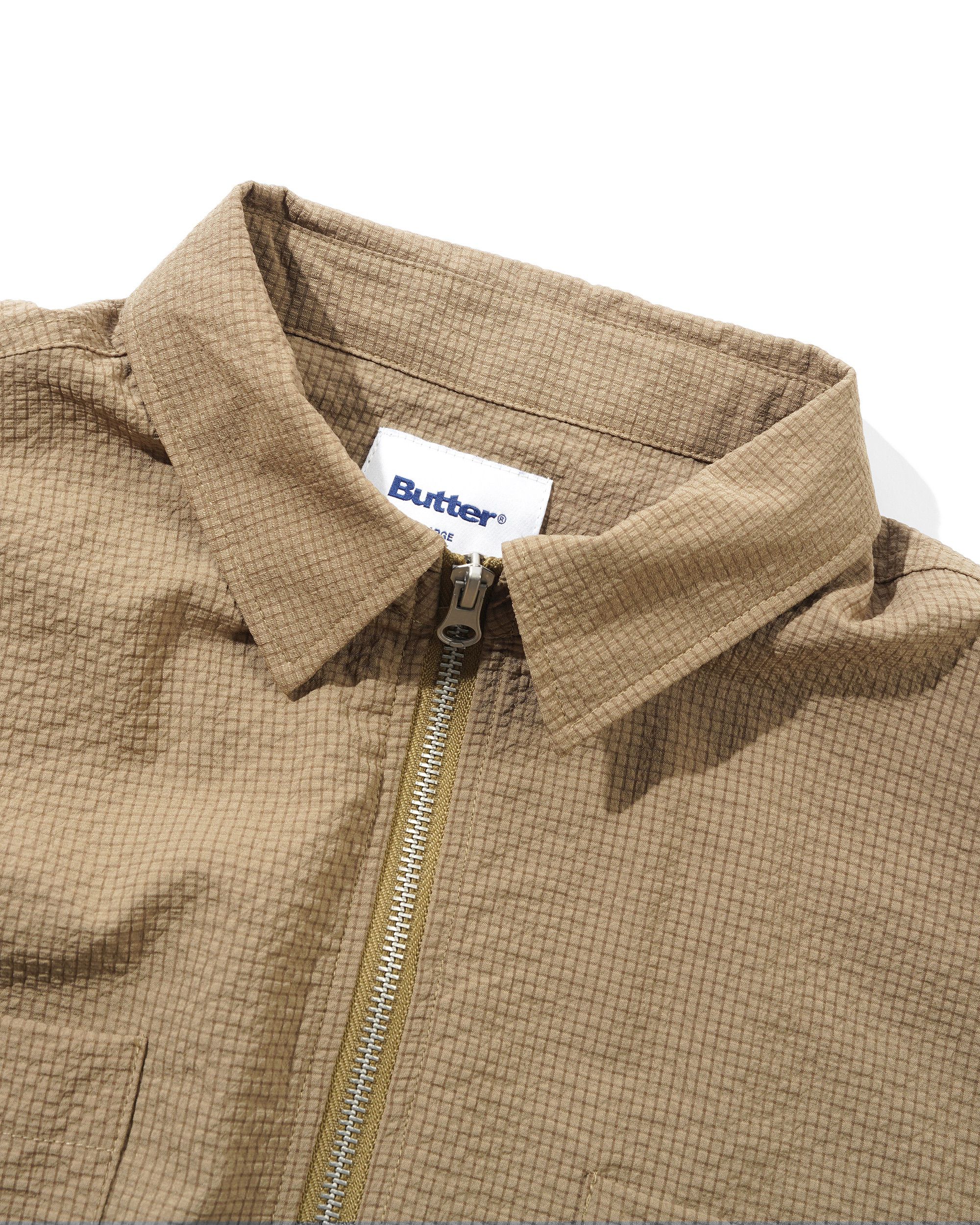 Carve Zip Shirt, Walnut - Image 2
