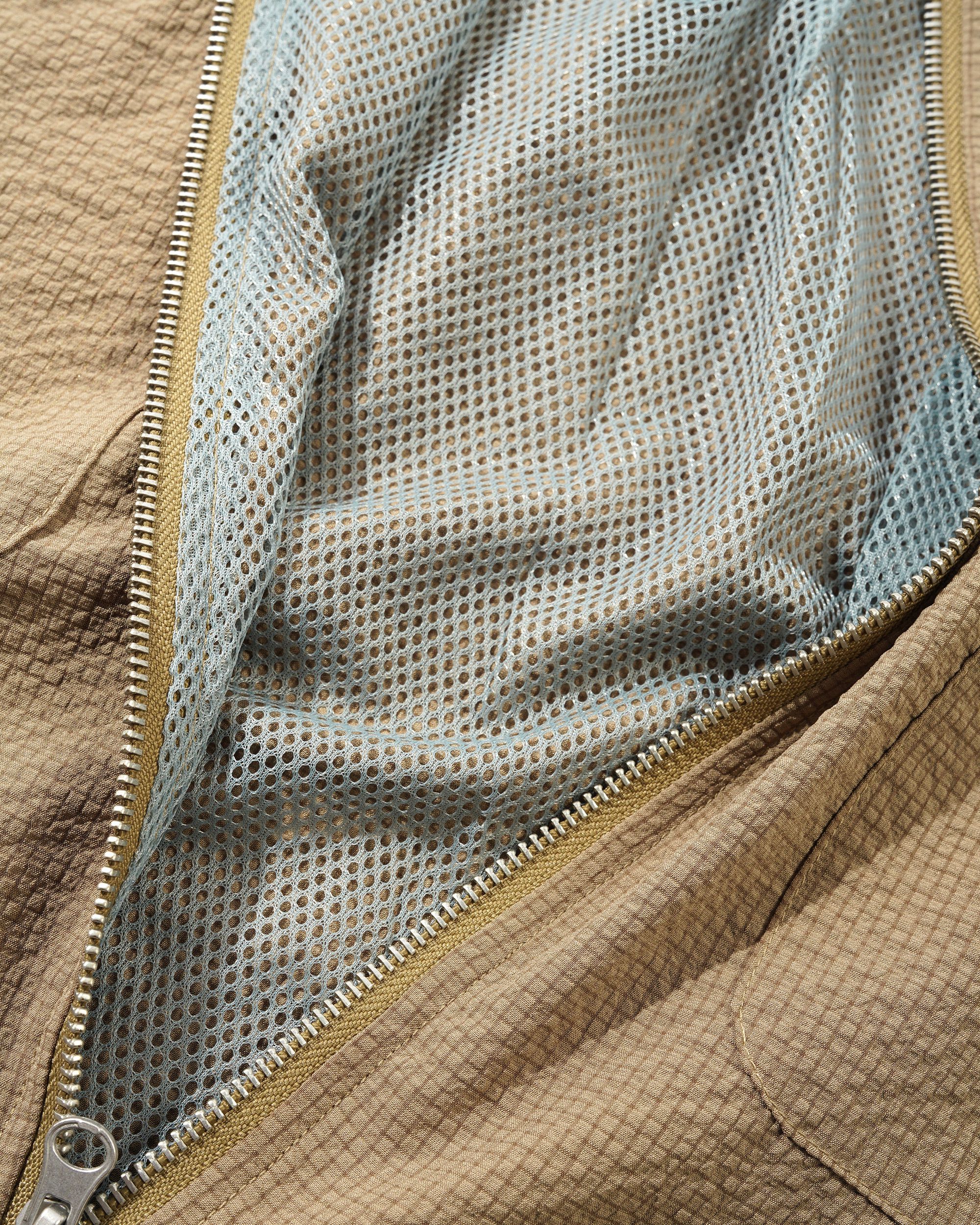 Carve Zip Shirt, Walnut - Image 3