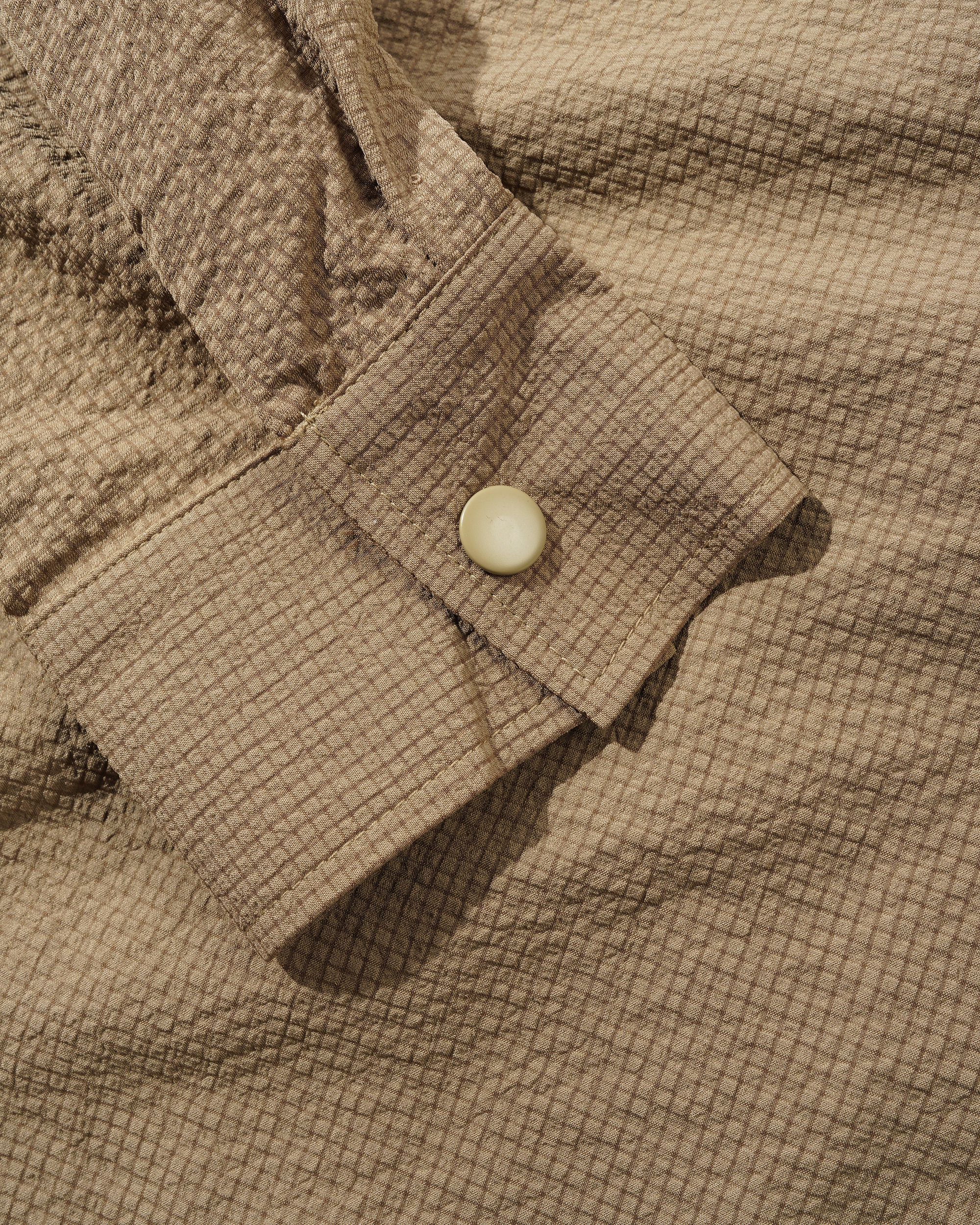 Carve Zip Shirt, Walnut - Image 6