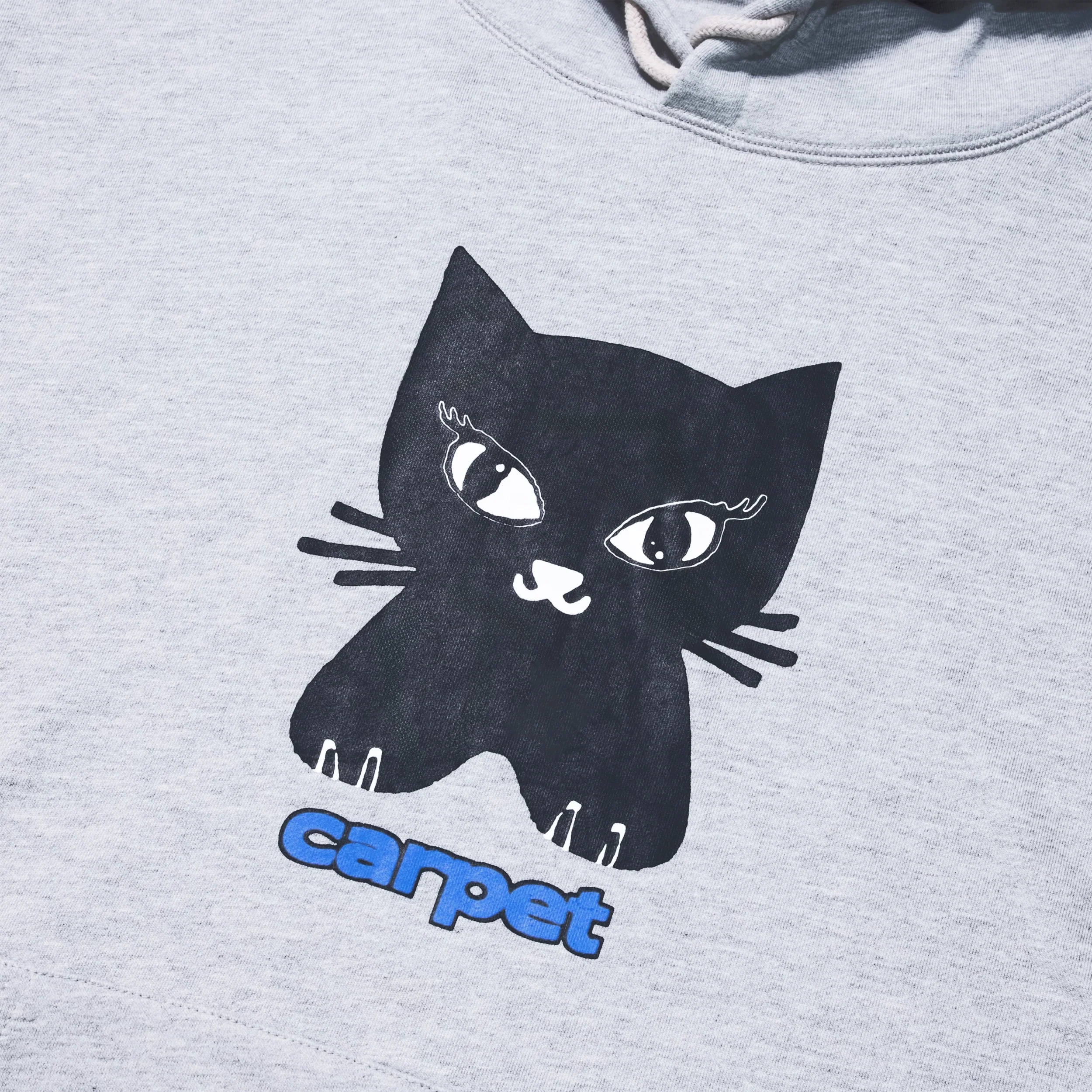 Cat Pullover Hood, Heather Grey - Image 2