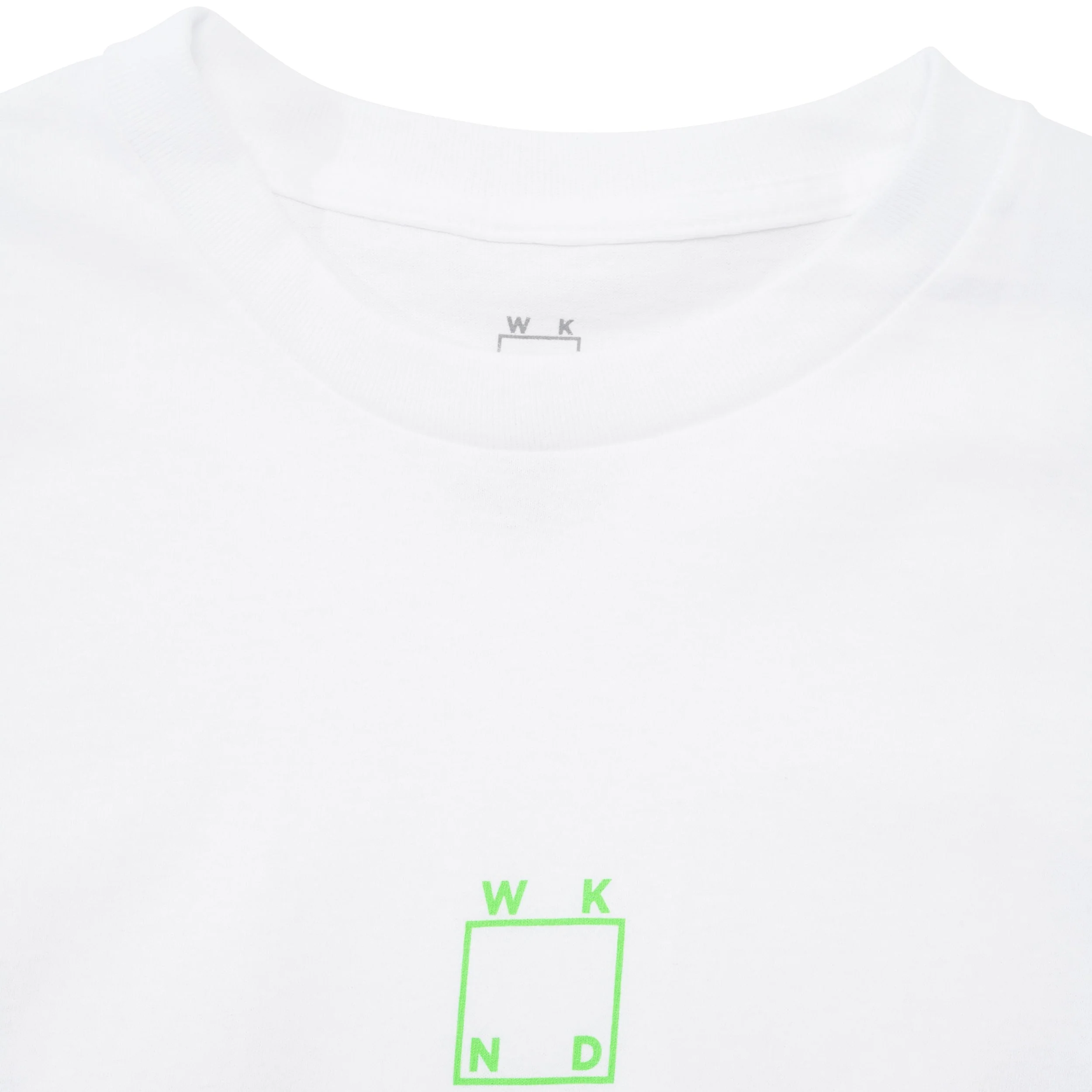 Center Logo Tee, White - Image 2