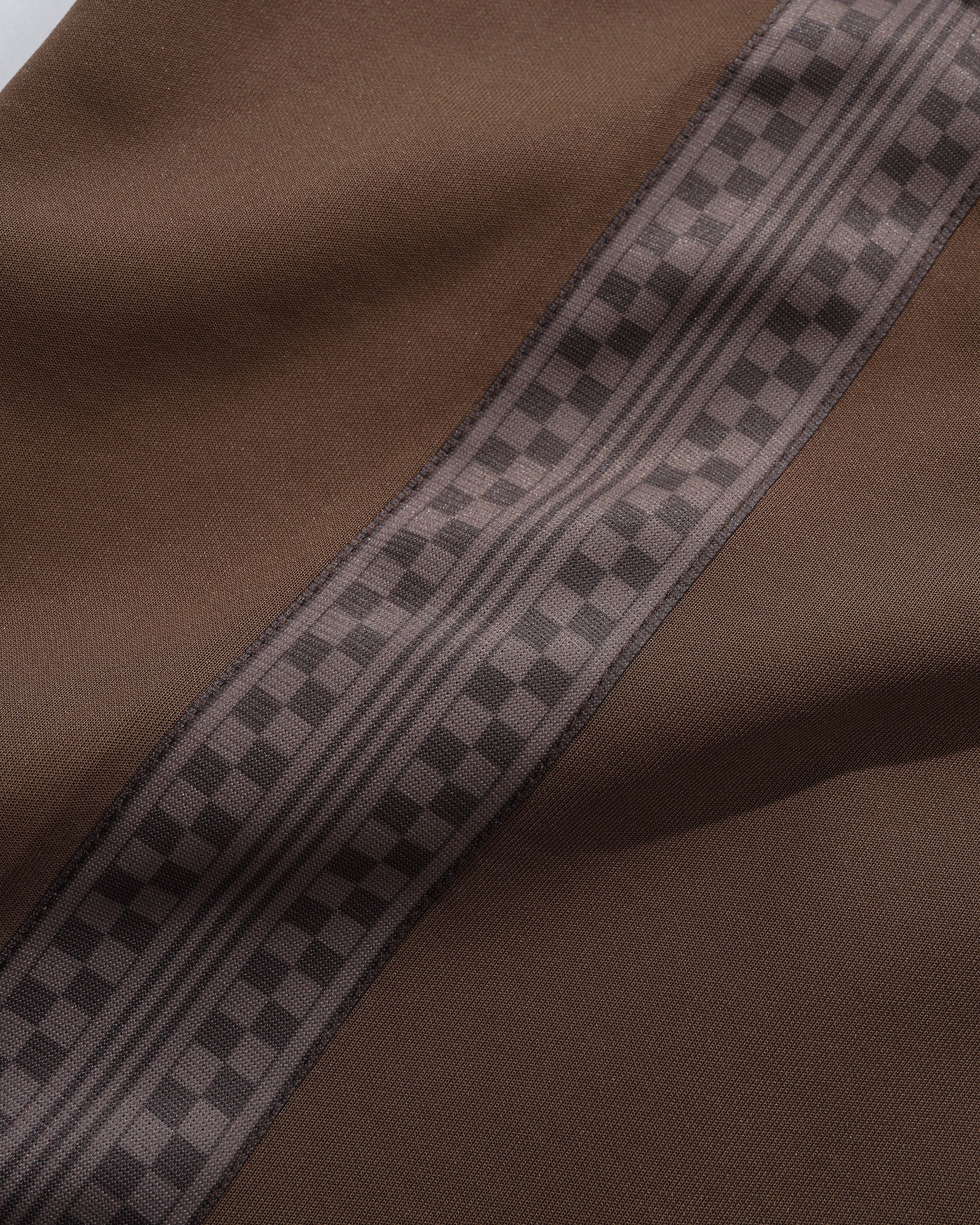 Check Tape Trackpants, Brown - Image 3