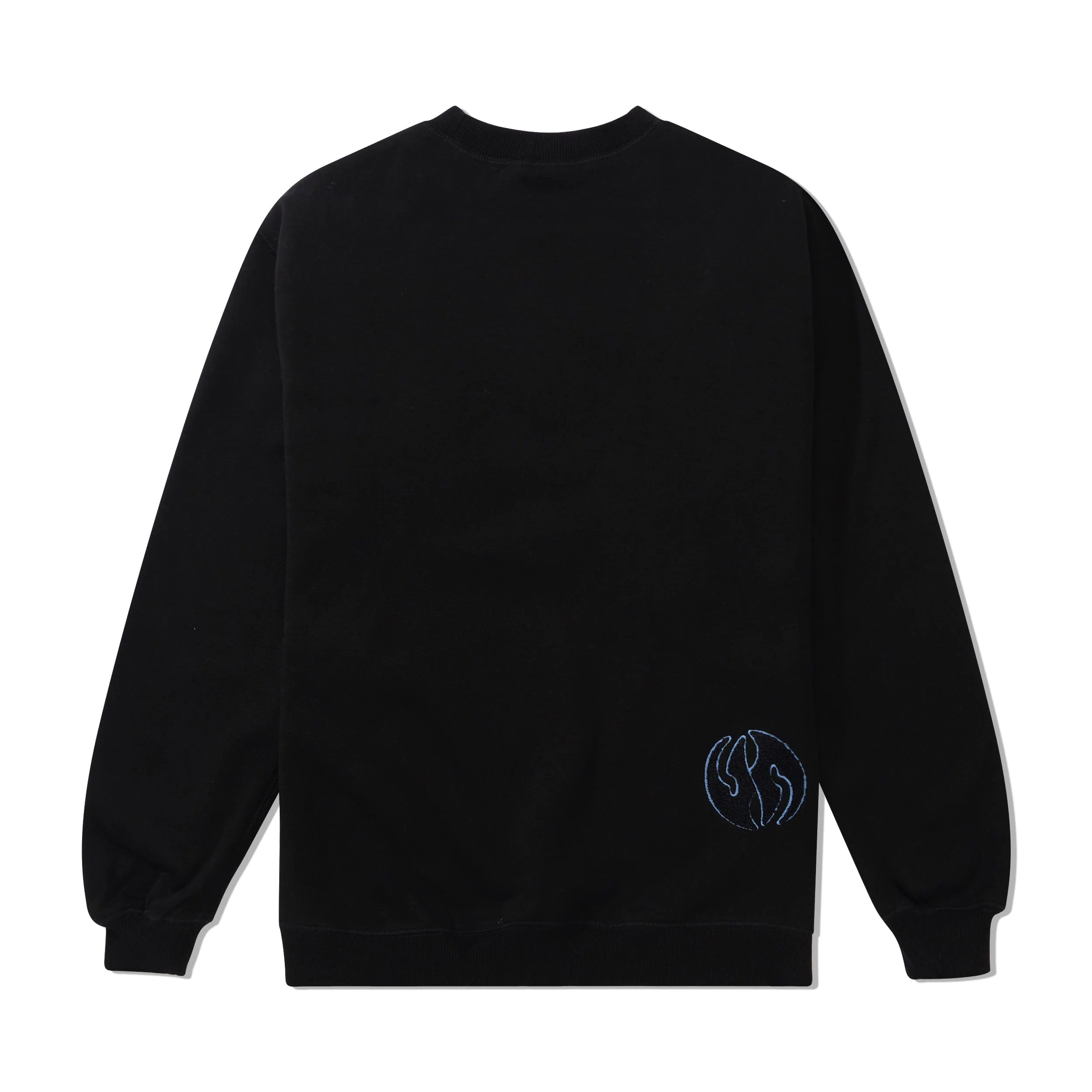 Chenille Crewneck, Black - Image 2