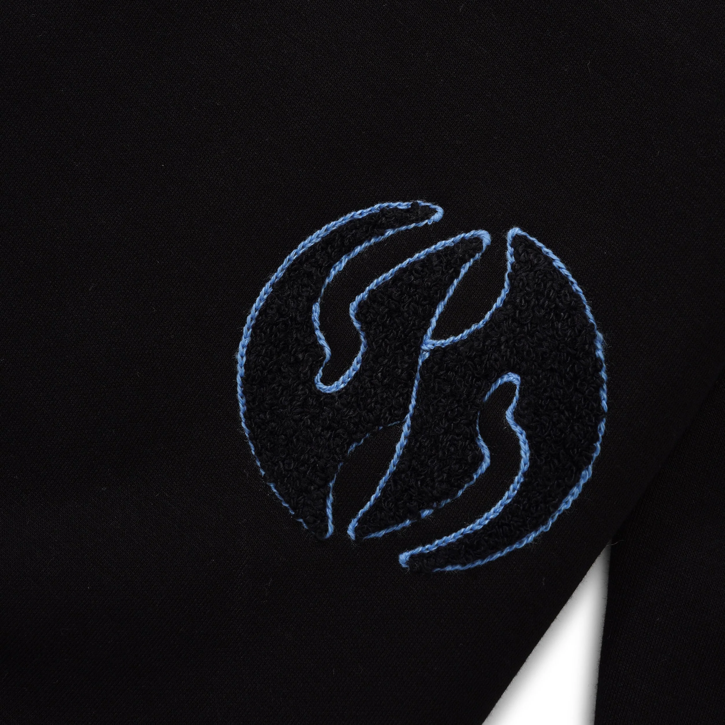 Chenille Crewneck, Black - Image 4