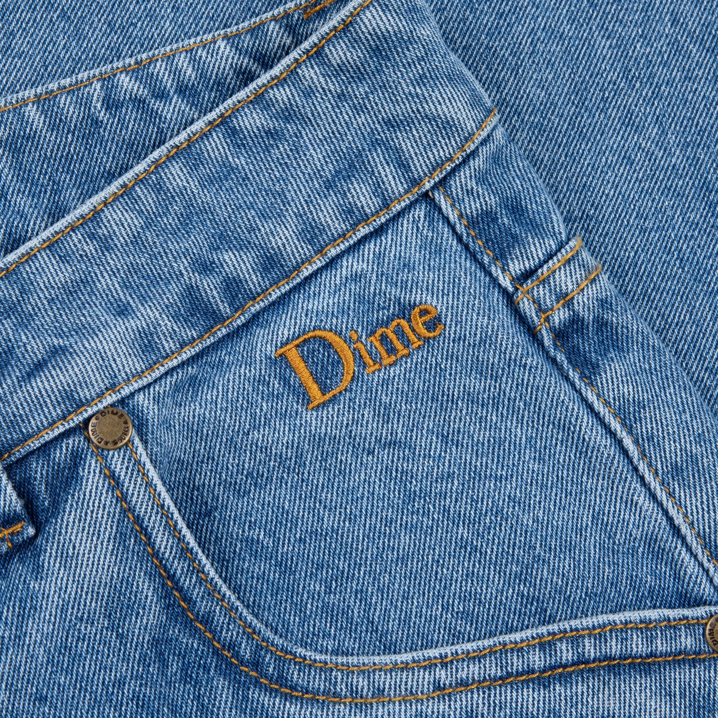 Classic Baggy Denim Jeans, Indigo Washed - Image 2