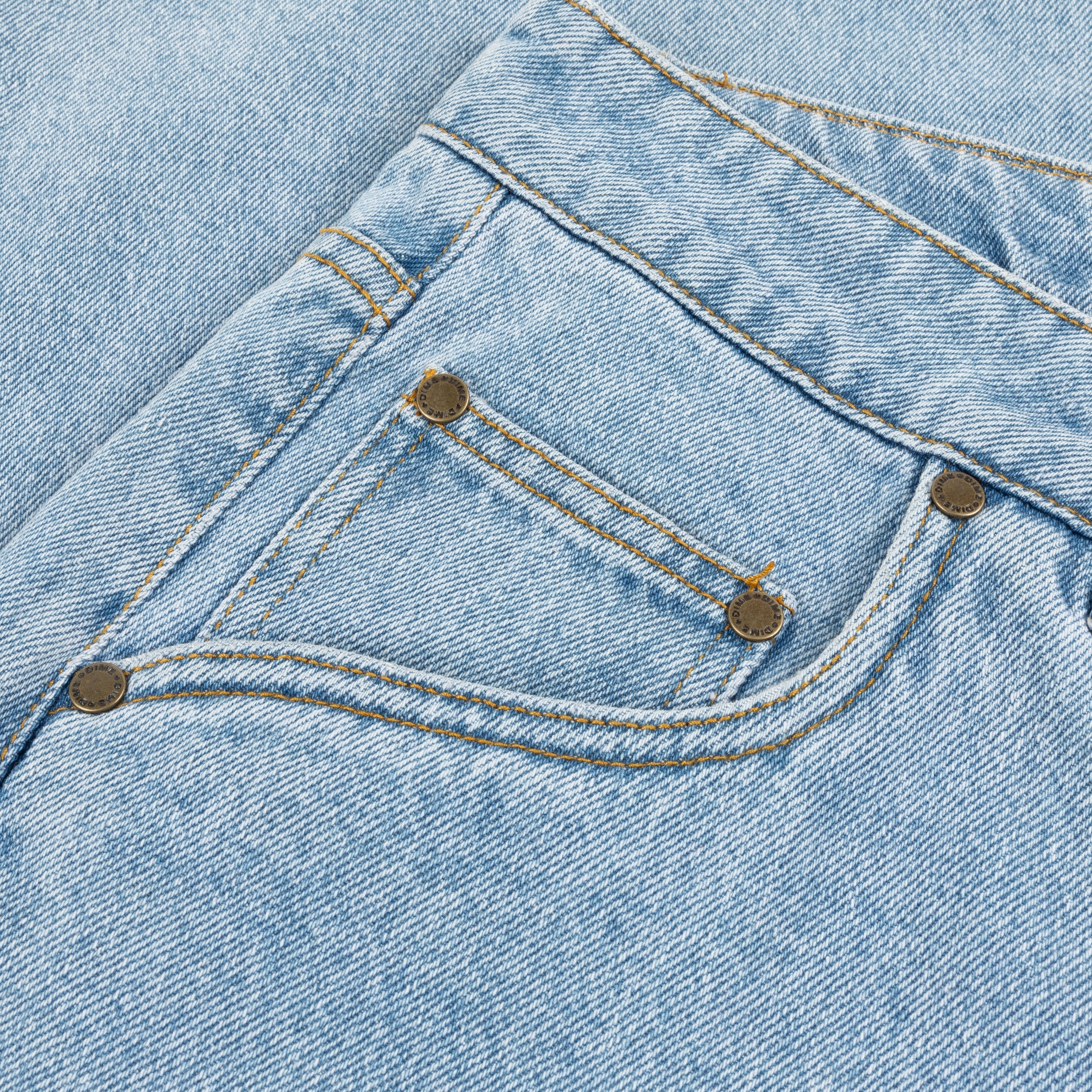 Classic Baggy Denim Pants, Blue Washed - Image 4