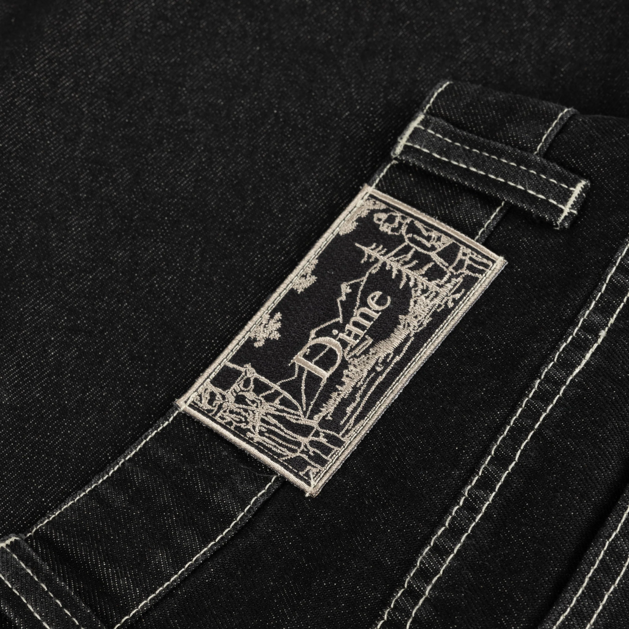 Classic Denim Shorts, Black Washed - Image 4