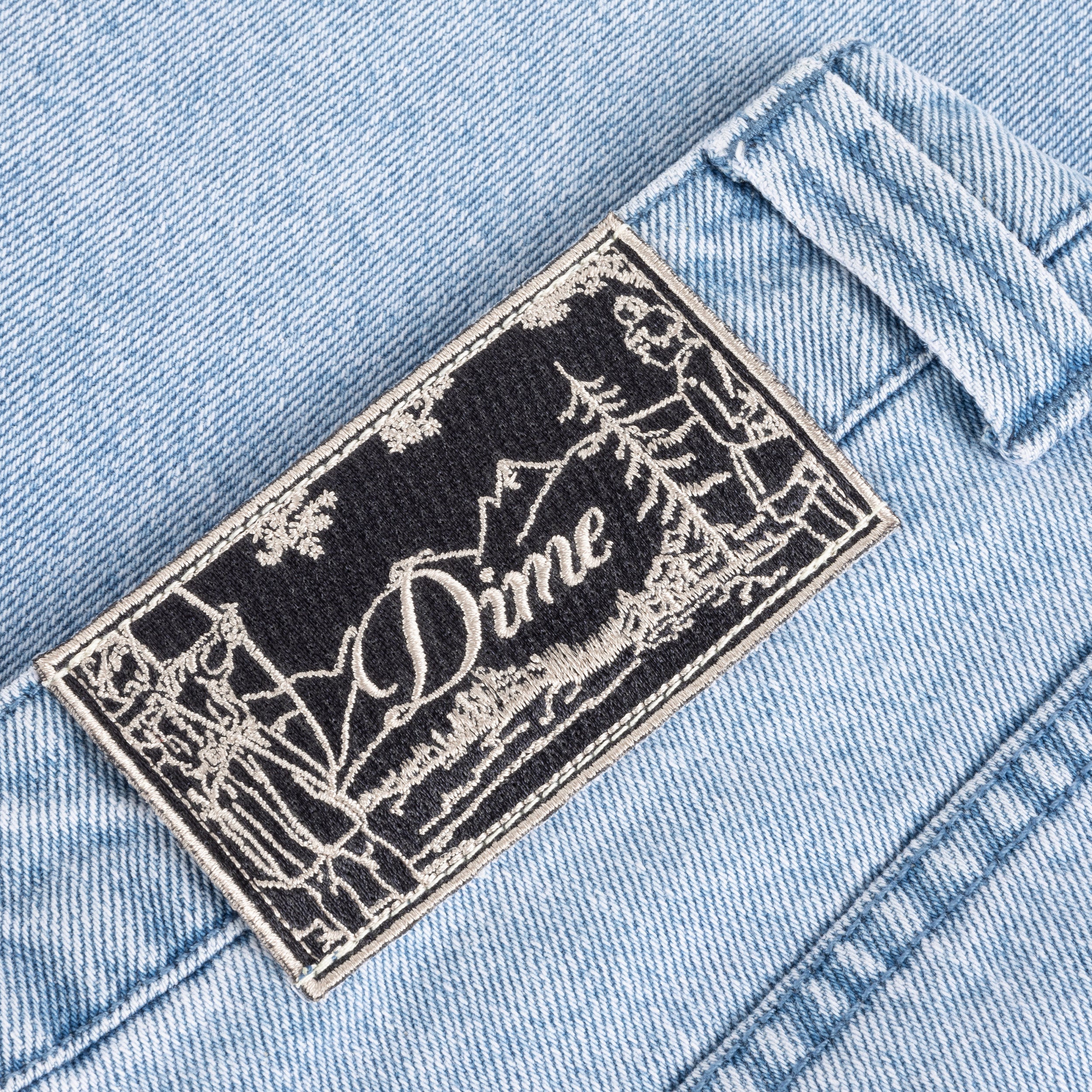 Classic Denim Shorts, Blue Washed - Image 5