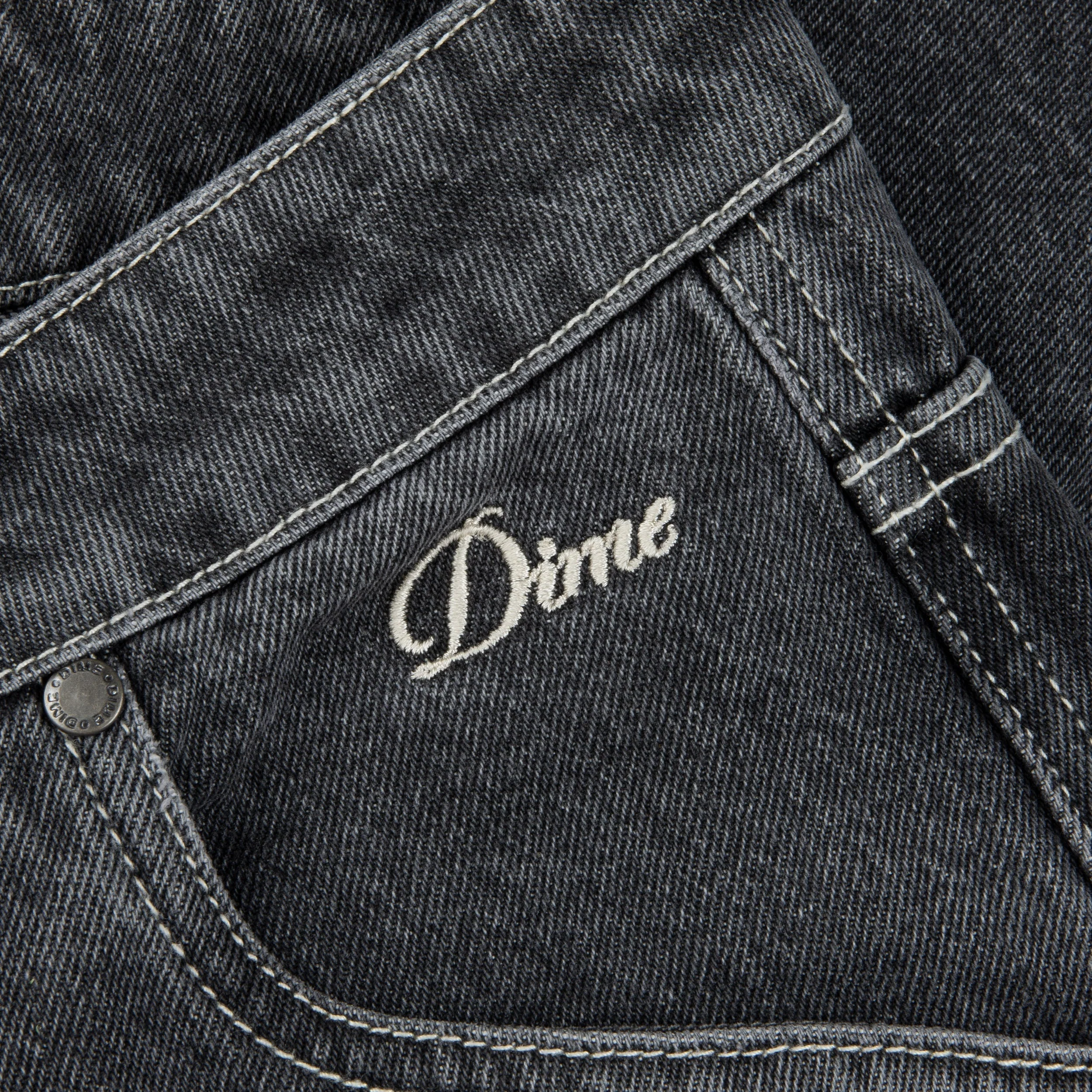 Classic Denim Shorts, Black - Image 8