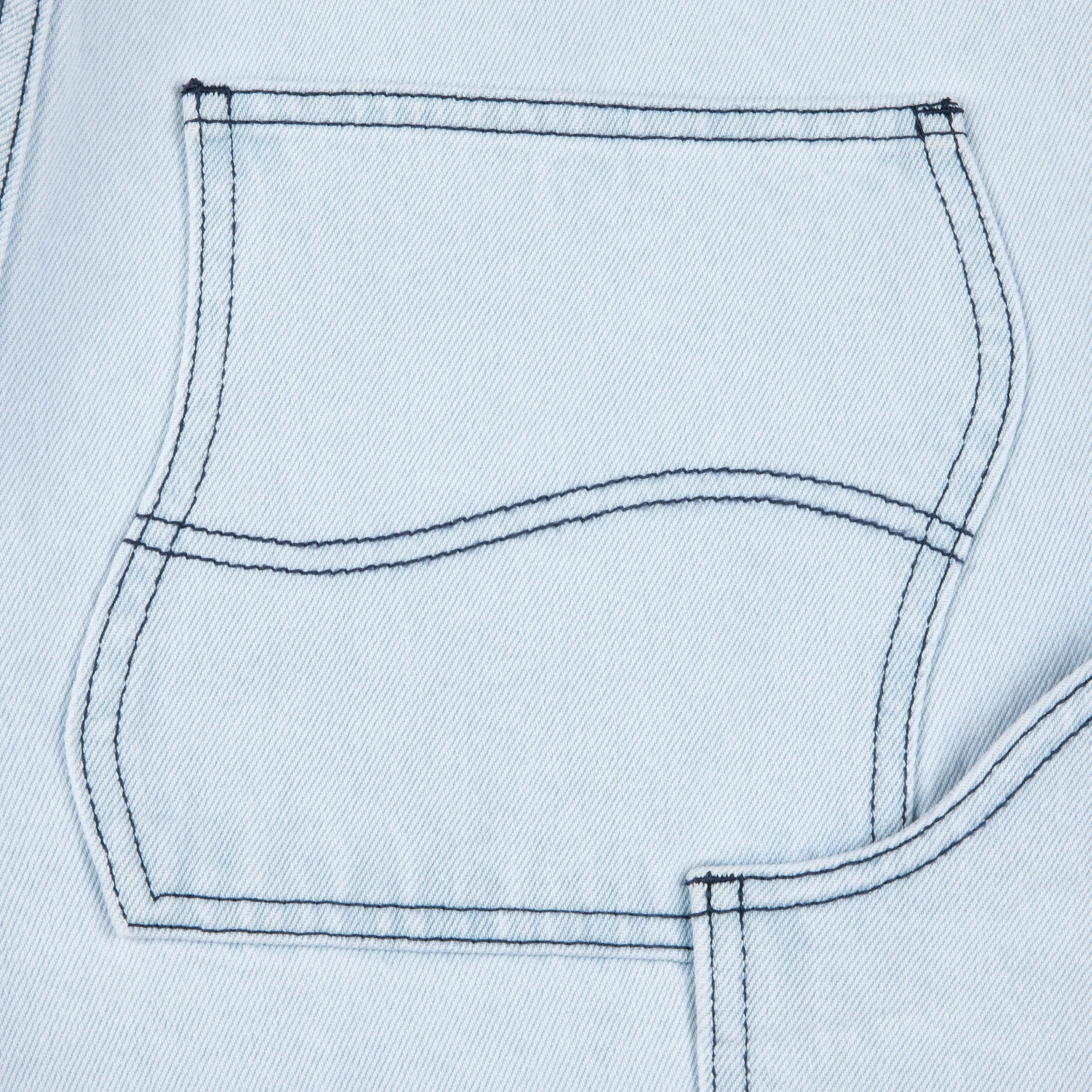 Classic Denim Shorts, Faded Blue - Image 6