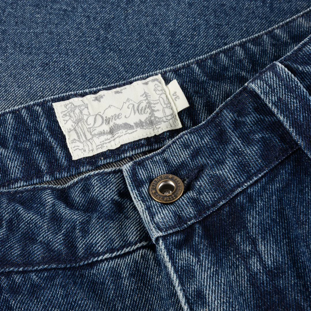 Classic Denim Shorts, Faded Indigo - Image 2