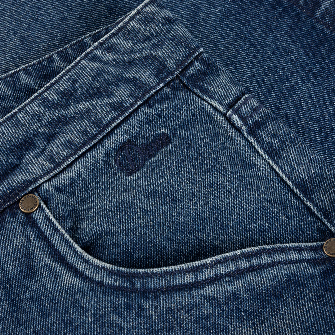 Classic Denim Shorts, Faded Indigo - Image 3