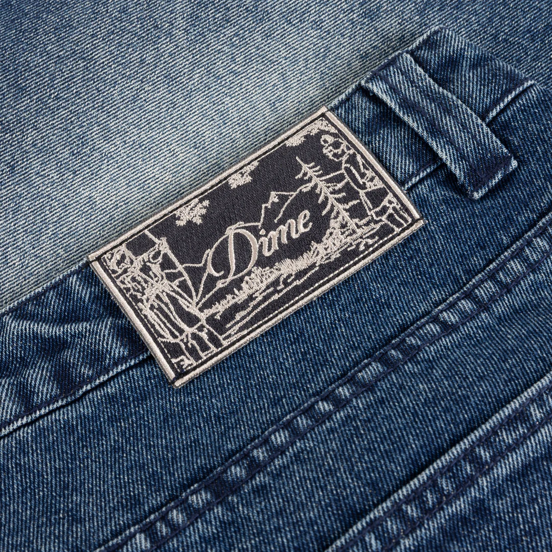 Classic Denim Shorts, Faded Indigo - Image 4
