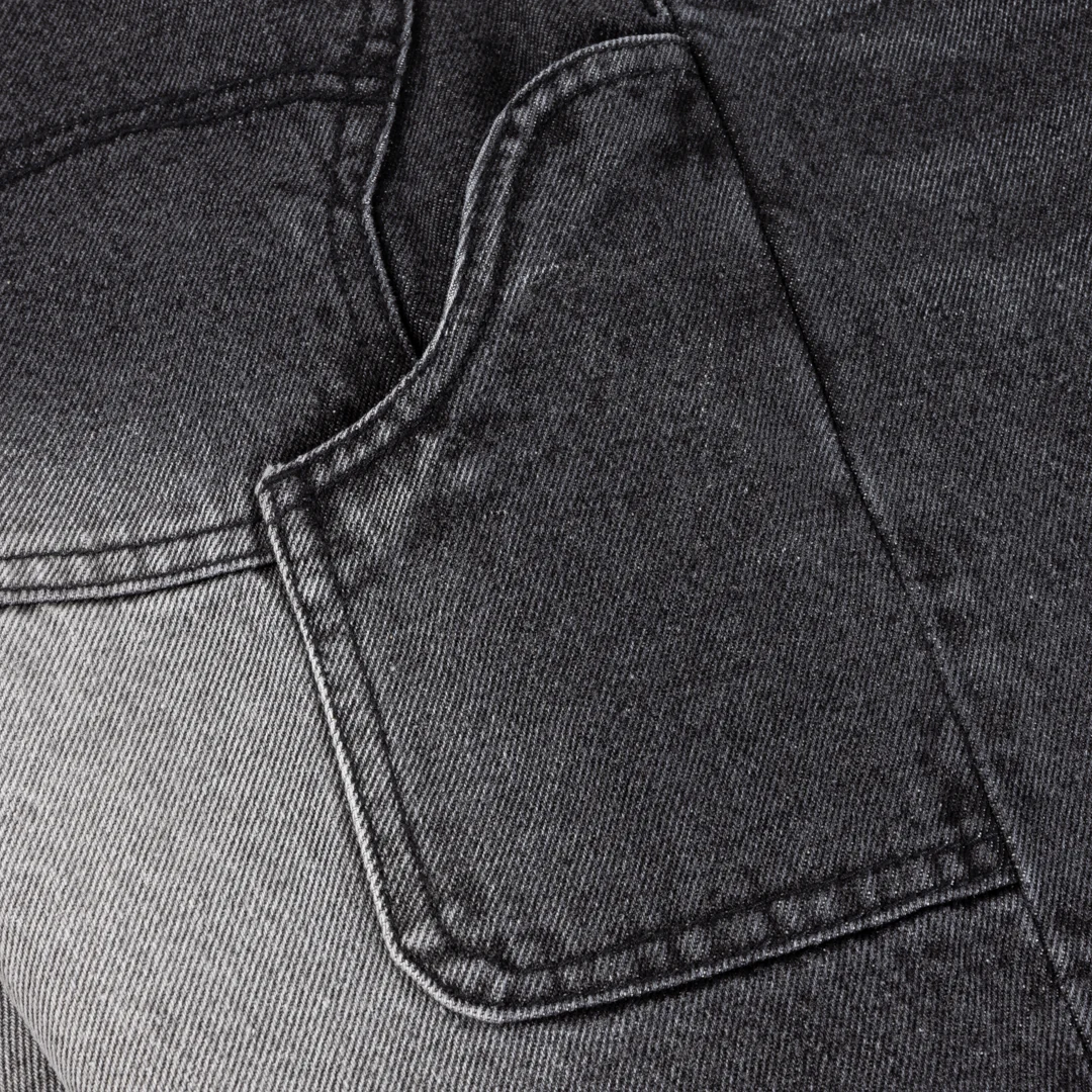 Classic Denim Shorts, Sandblasted Black - Image 5