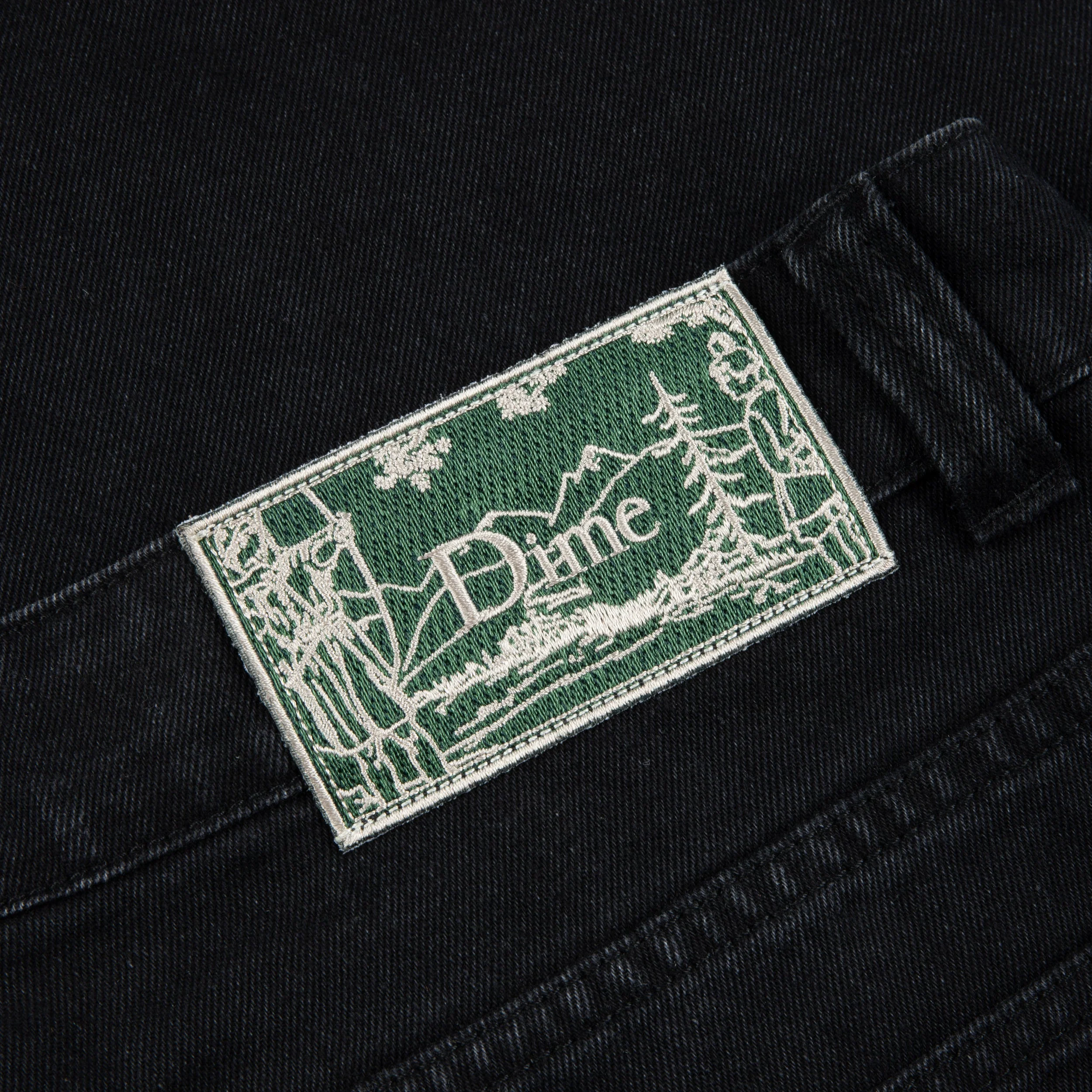 Classic Relaxed Denim Jeans, All Black - Image 3