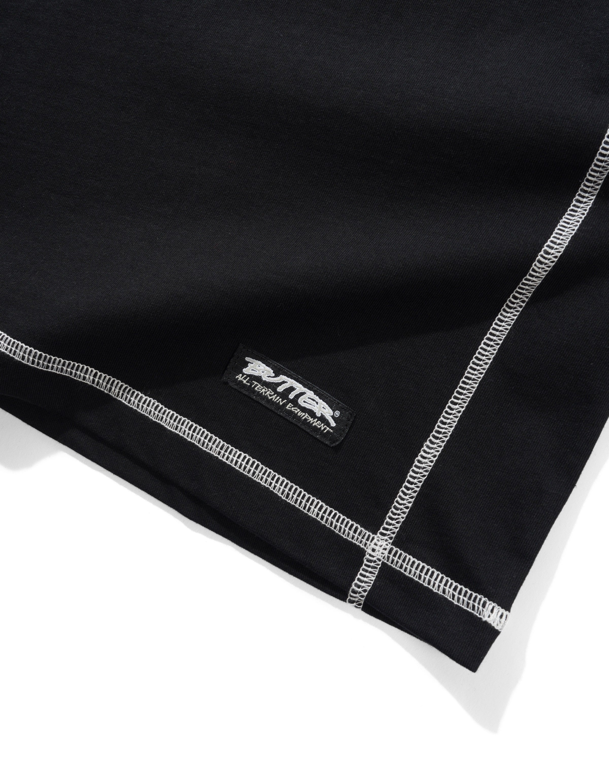 Cliff Contrast Tee, Black - Image 2