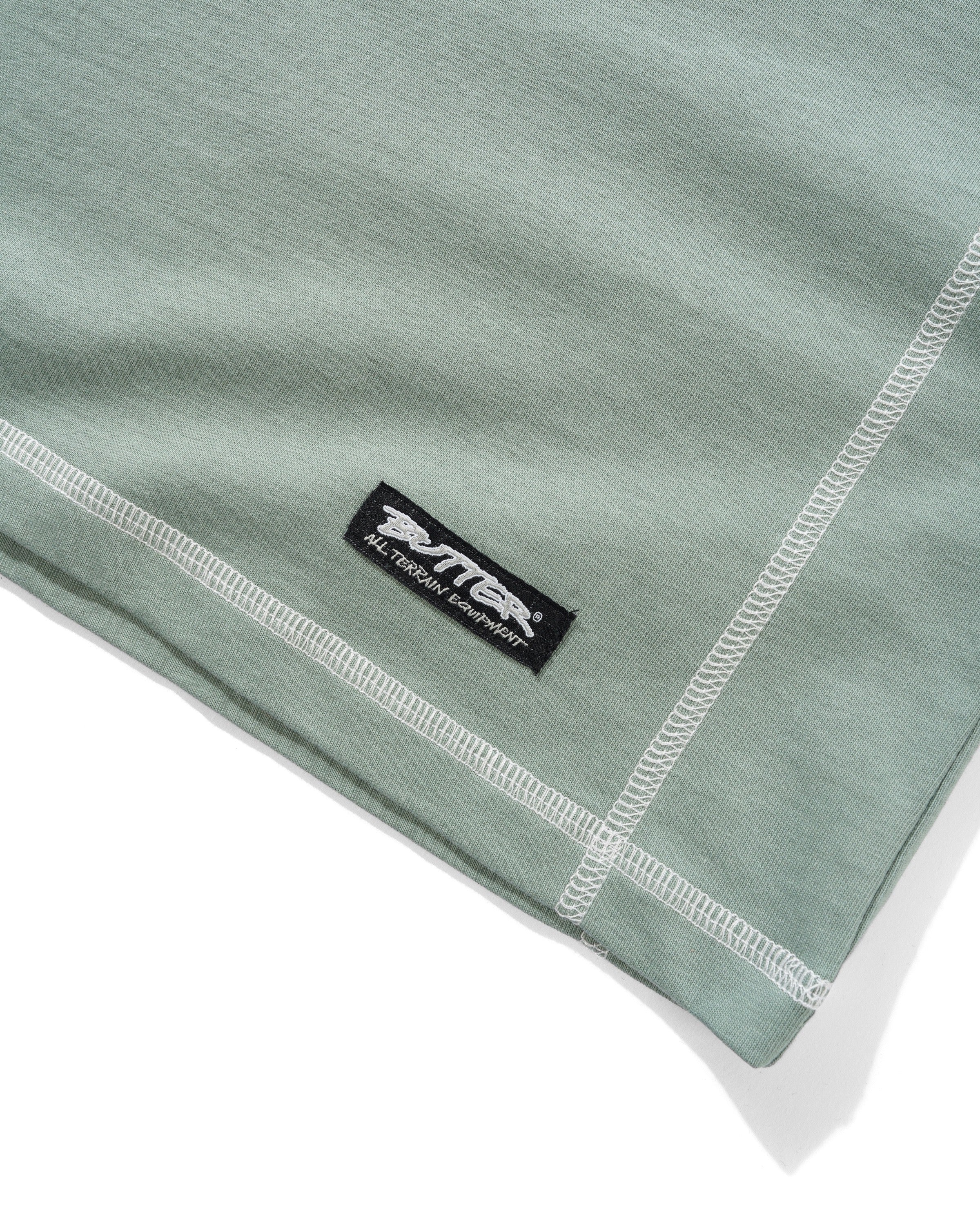 Cliff Contrast Tee, Dull Mint - Image 2