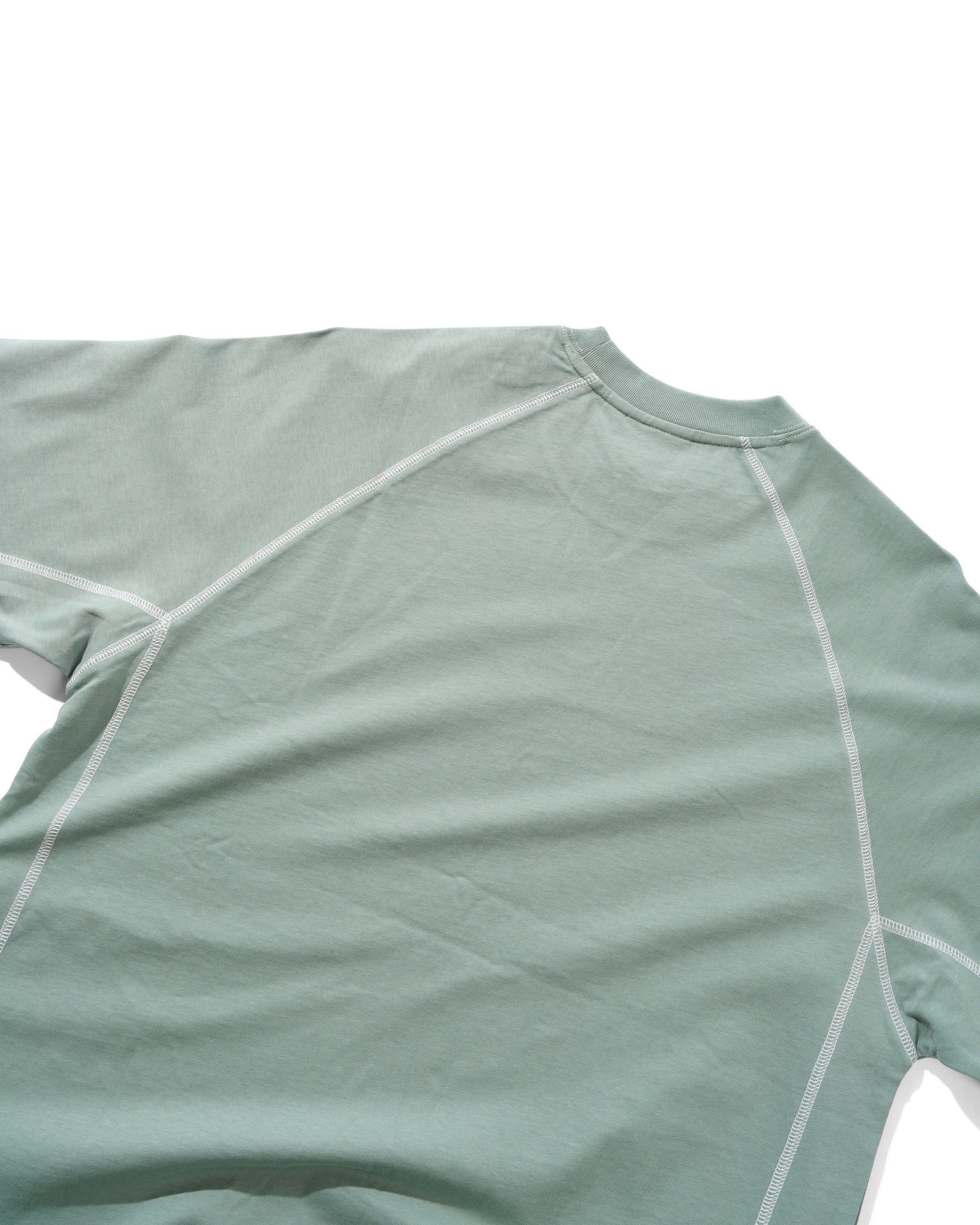 Cliff Contrast Tee, Dull Mint - Image 3
