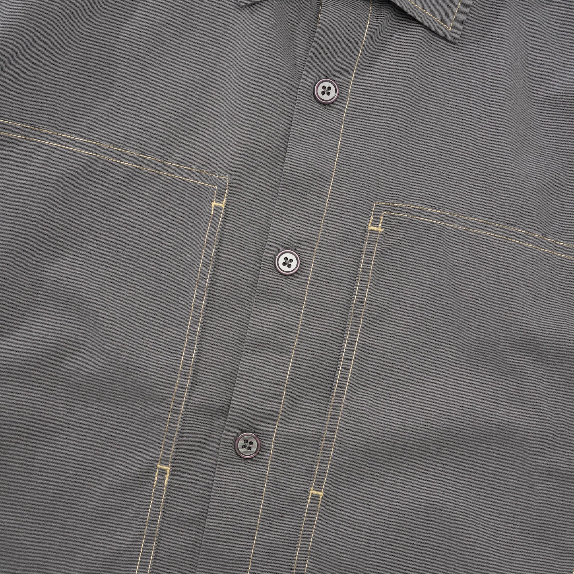 Cliff Short Sleeve Shirt, Charcoal - Image 2