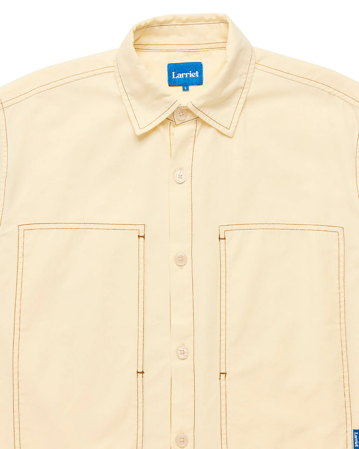 Cliff Short Sleeve Shirt, Natural - Image 3