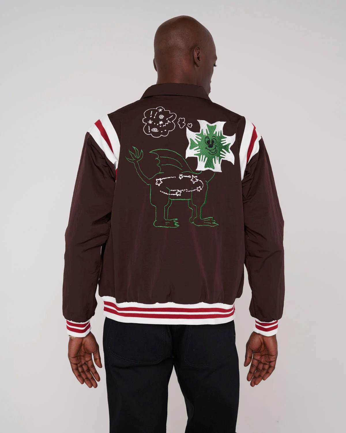Coaches Jacket, Brown - Image 3