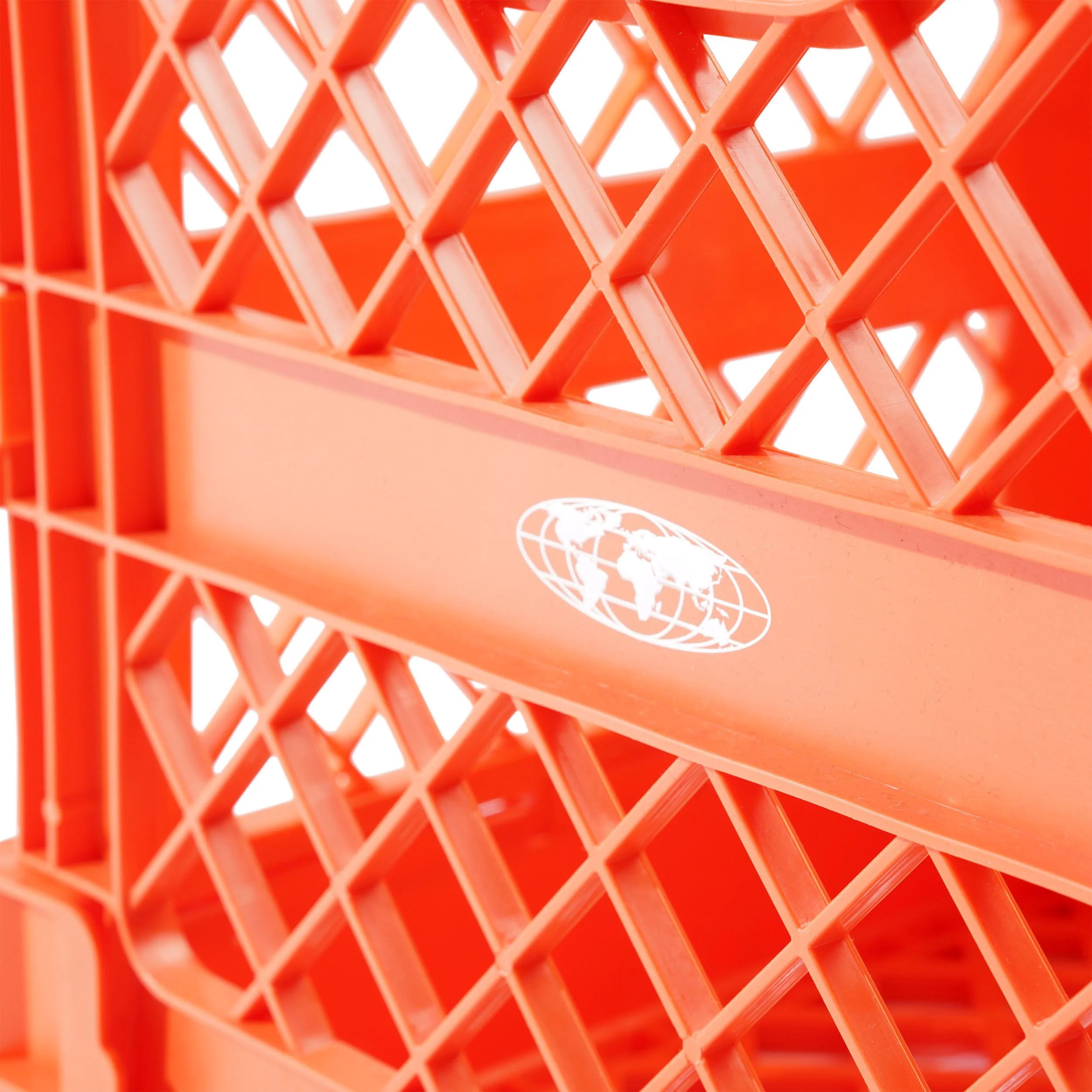 Collapsable Record Crate, Orange - Image 4