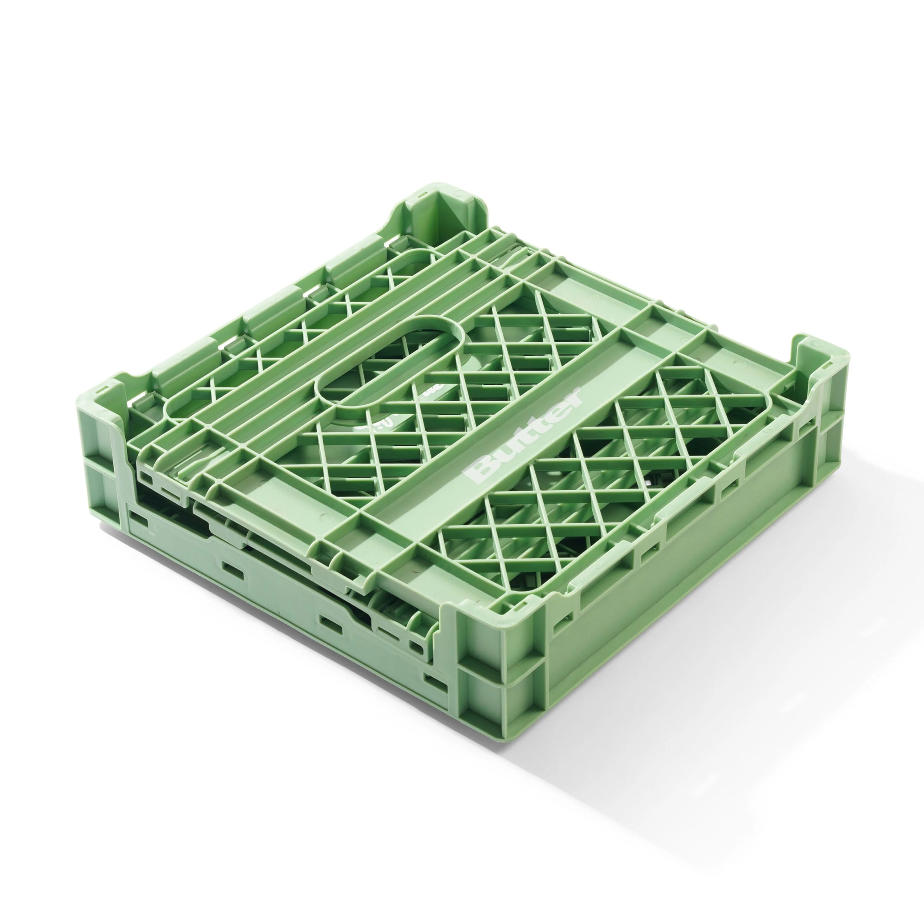 Collapsable Record Crate, Sage - Image 3