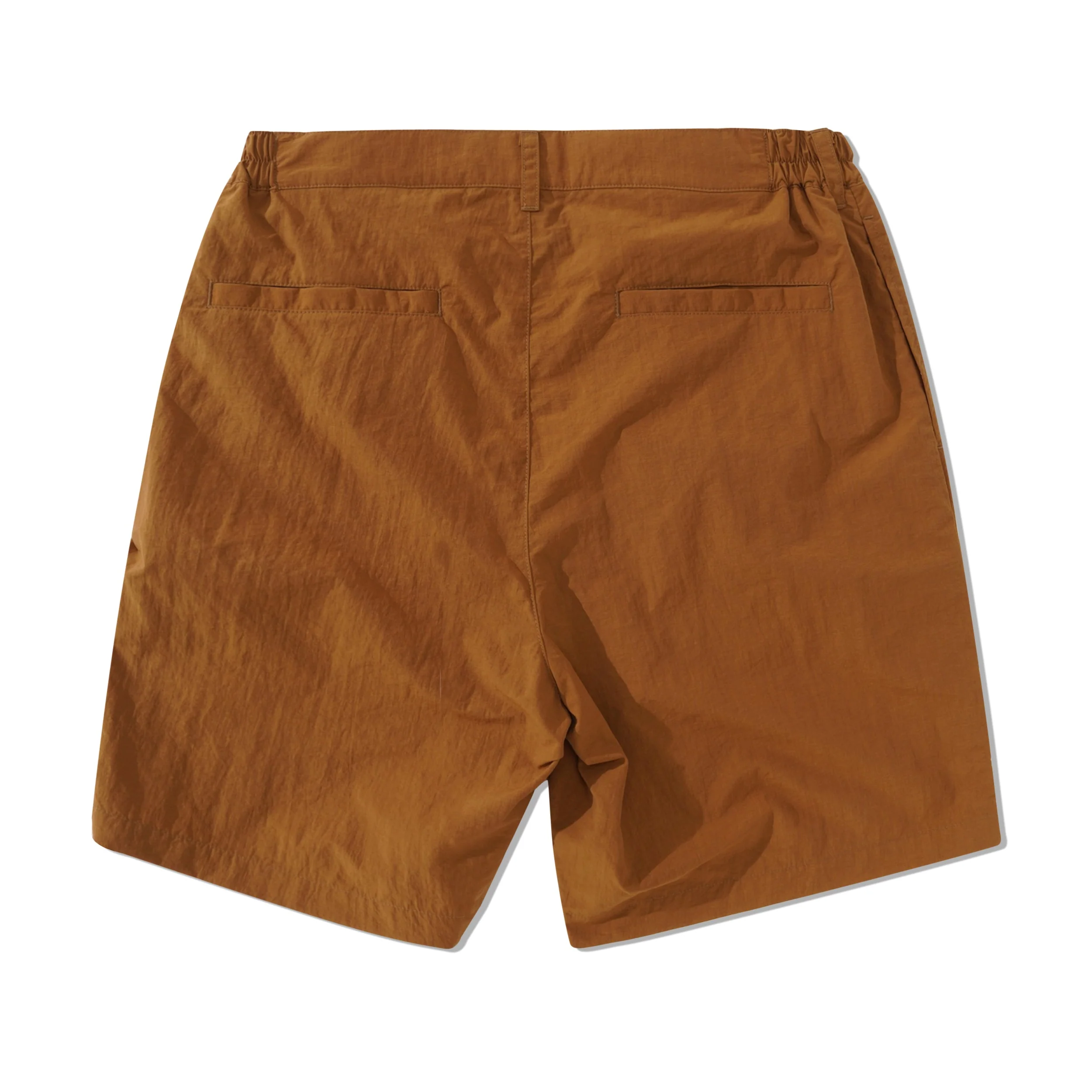 Colourblock Nylon Short, Chocolate - Image 2